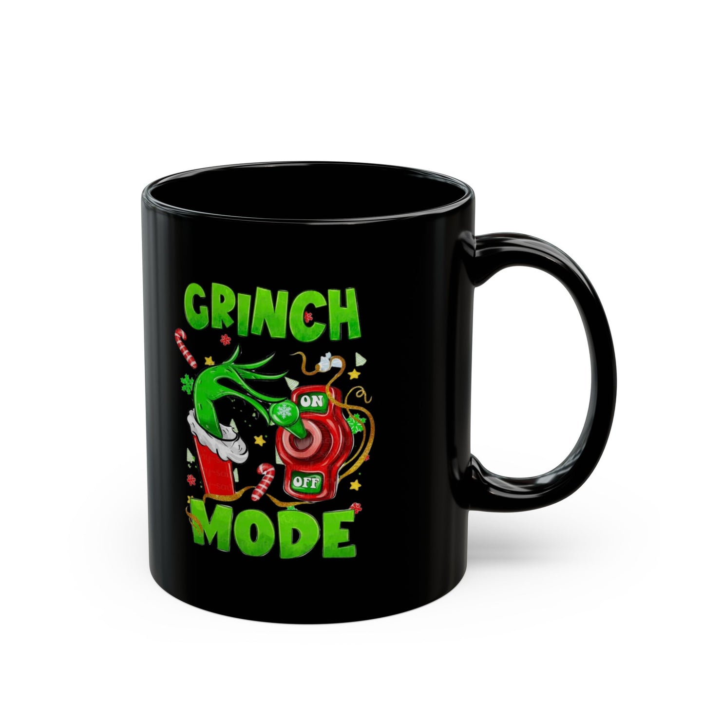 Grinch Mode On Christmas Mugs