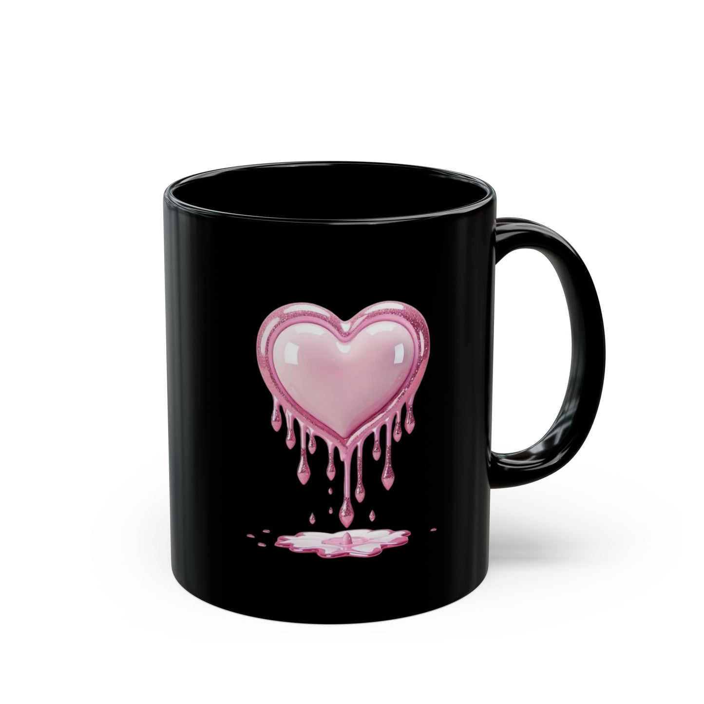 Drippy Heart Valentines Day Mugs, My Heart Valentines Day Gift