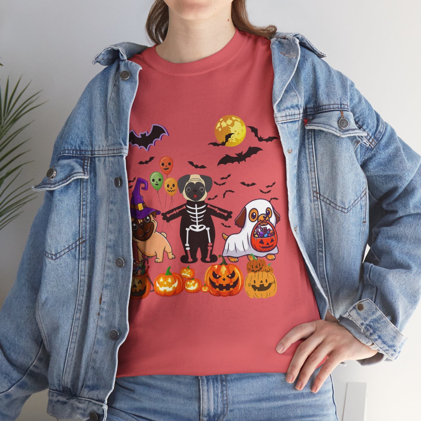 Spooky Season Ghost Dogs Halloween Pumpkin Tshirt, Halloween Dog T-Shirt, Ghost Dog Tee, Pumpkin Shirt, Cute Dogs Tees, Animal Lovers Gift