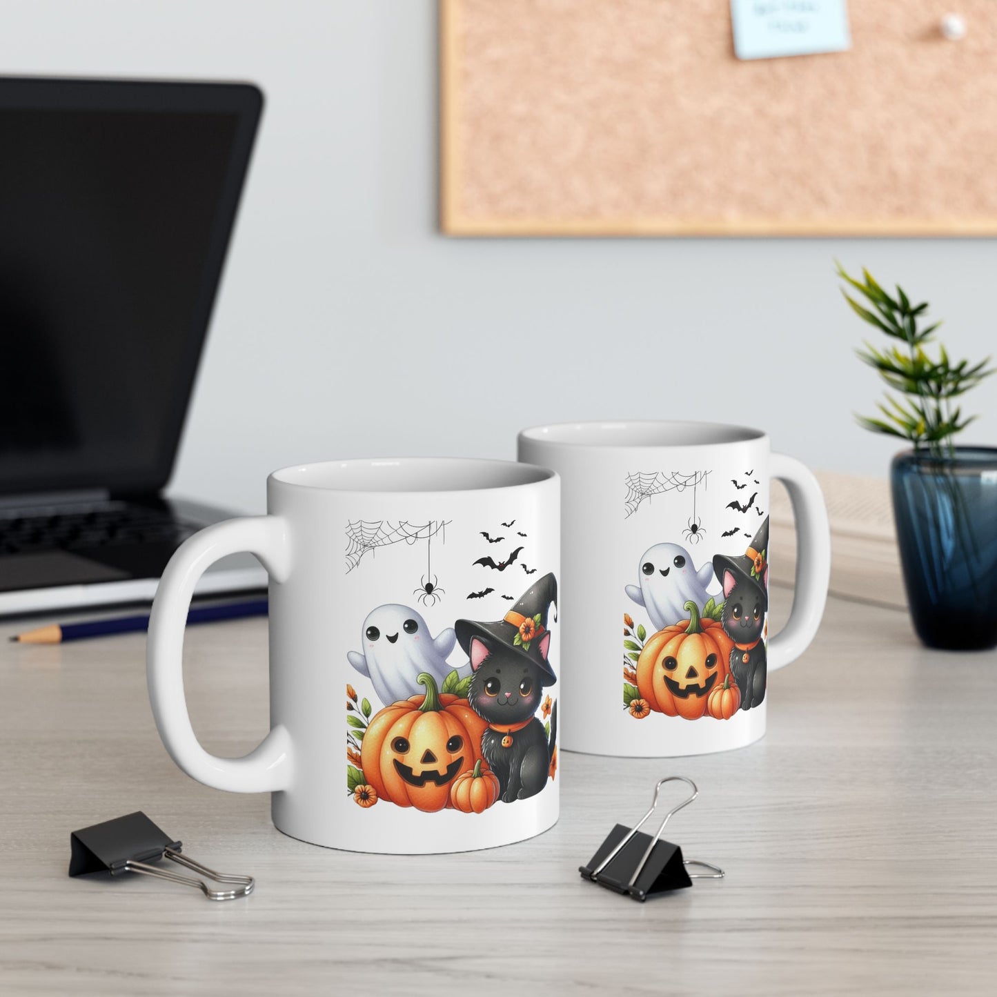 Mugs Halloween, Cool Halloween Cat Mugs, Cat Lover Mugs, Black Cat Mugs, 2024 Spooky Seas, Autumn Gift, Mugs Gift