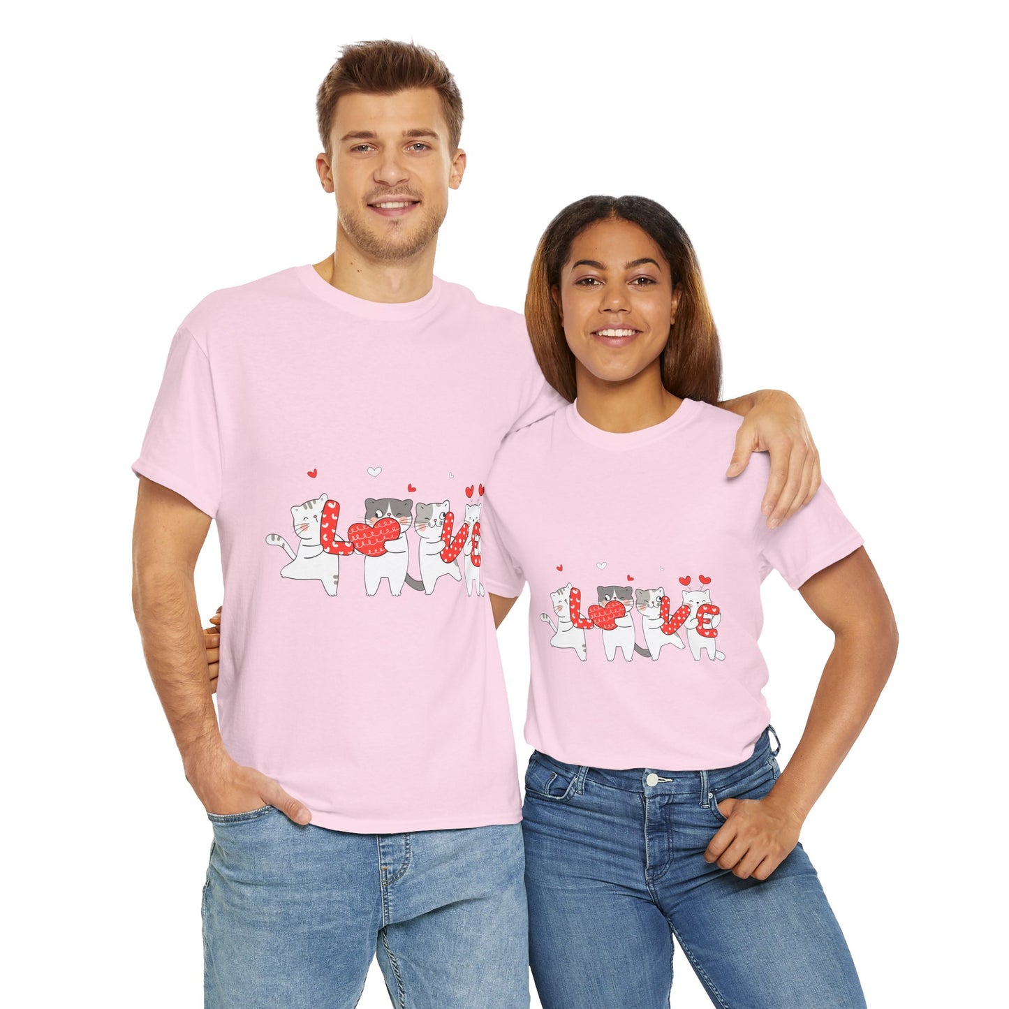 Cats Lover Valentine Shirt, Valentine's Day Gift