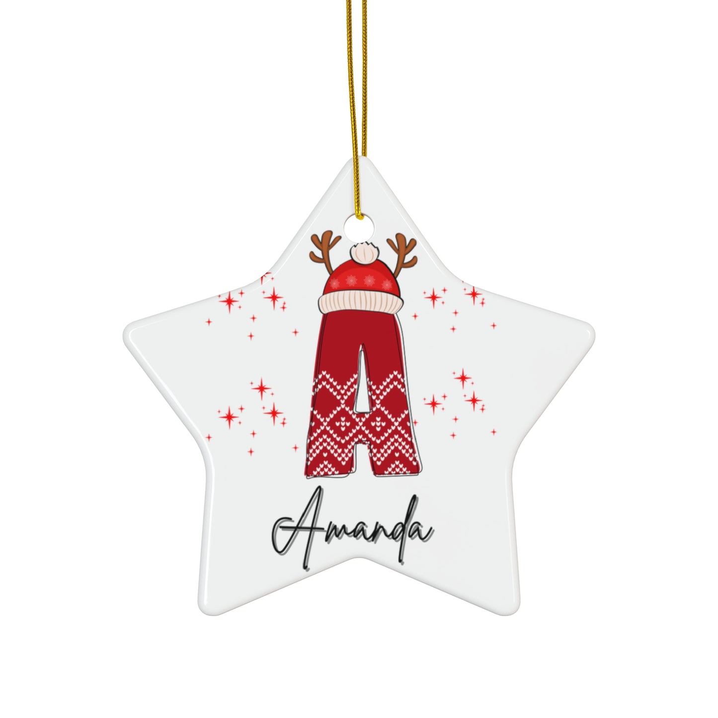 Family Christmas Name Ornament