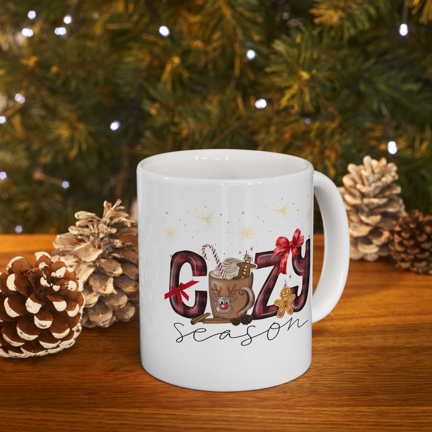 Cozy Coffee Christmas Mugs