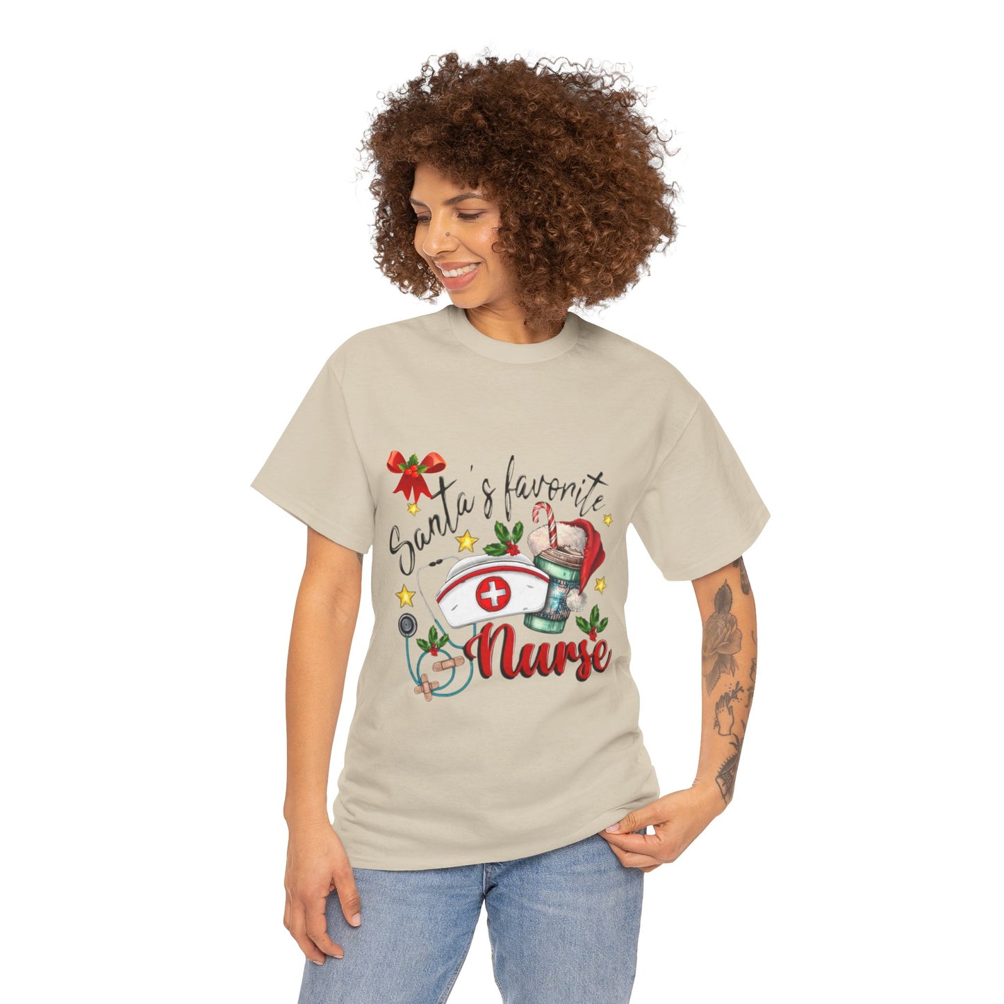 Santa's Favorite Nurse Shirt