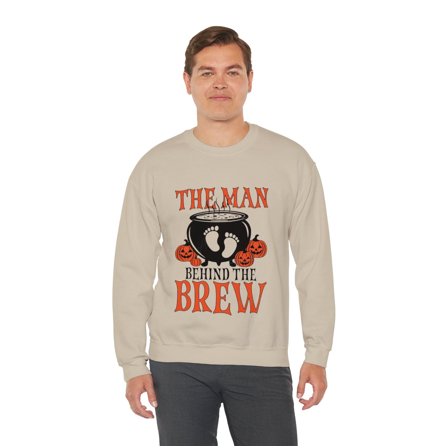 The Man Behind the Brew, Pregnancy Sweatshirt Gift, The Man Behind The Bump, Funny Sweatshirt, Mens Dad Shirt Baby, Gifts for Dad Pregnant