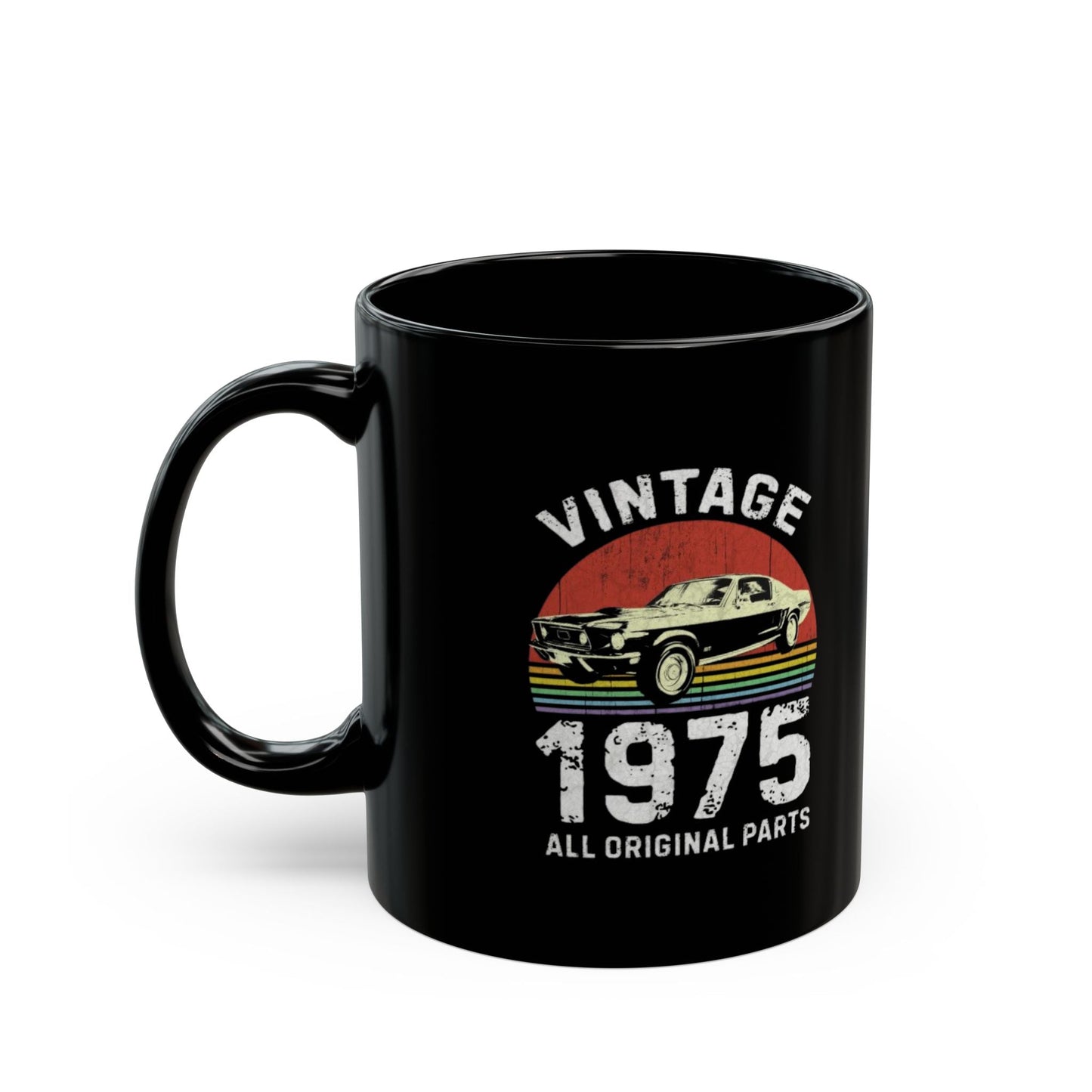 Vintage Car Enthusiast Mug - 1975 All Original Parts (11oz, 15oz)