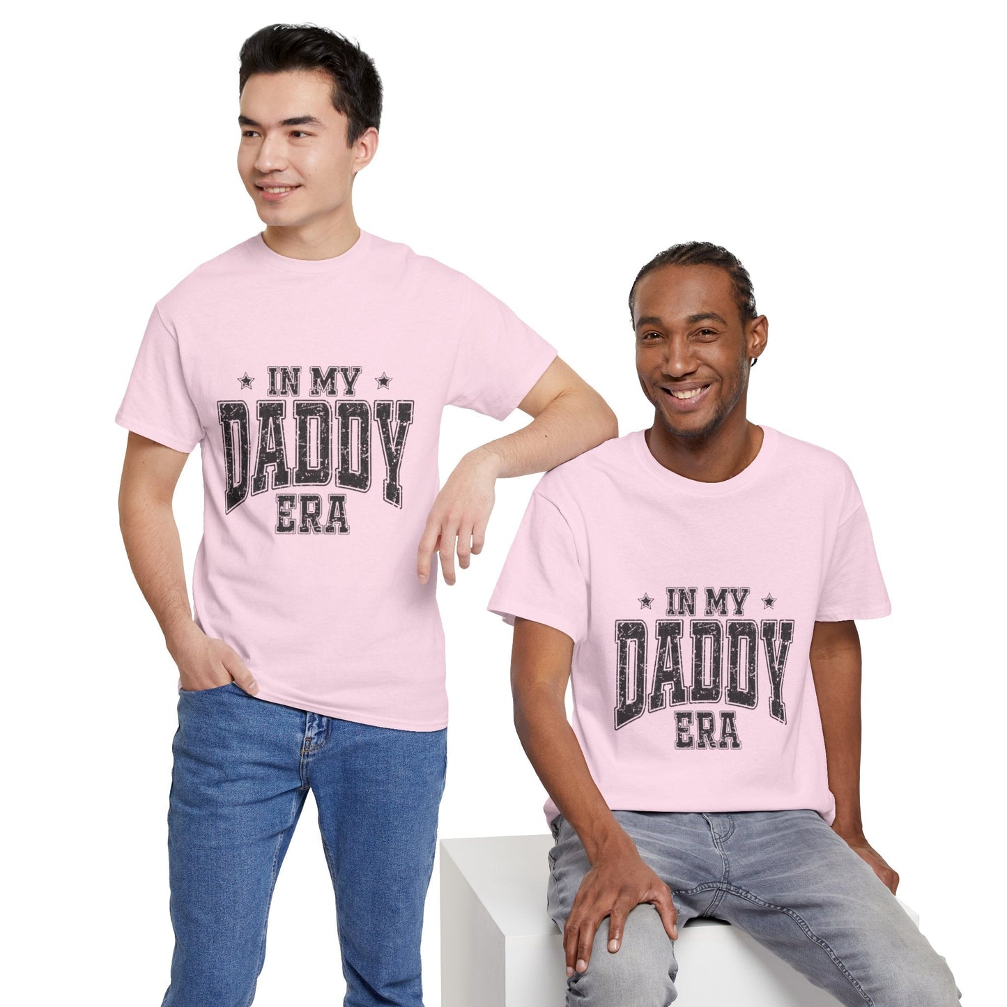 Unisex Heavy Cotton Tee - In My Daddy Era Shirt, Father's Day Gift, Dad Humor Tee