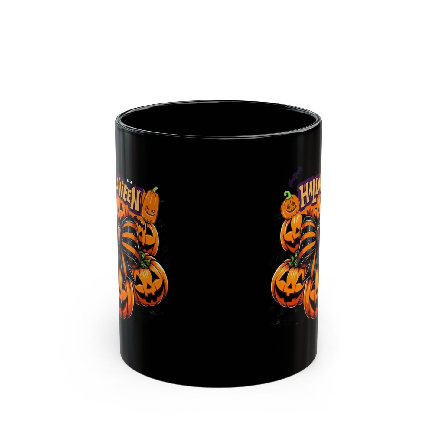 Halloween Mugs, Retro Halloween Pumpkin Mugs