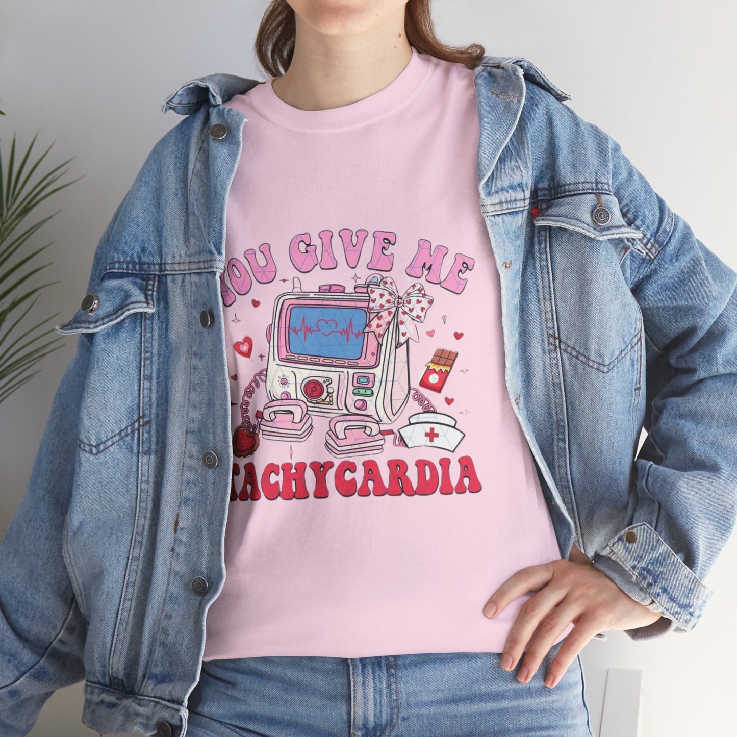 You Give Me Tachycardia Nurse T-Shirt, Love Gift for Nurse