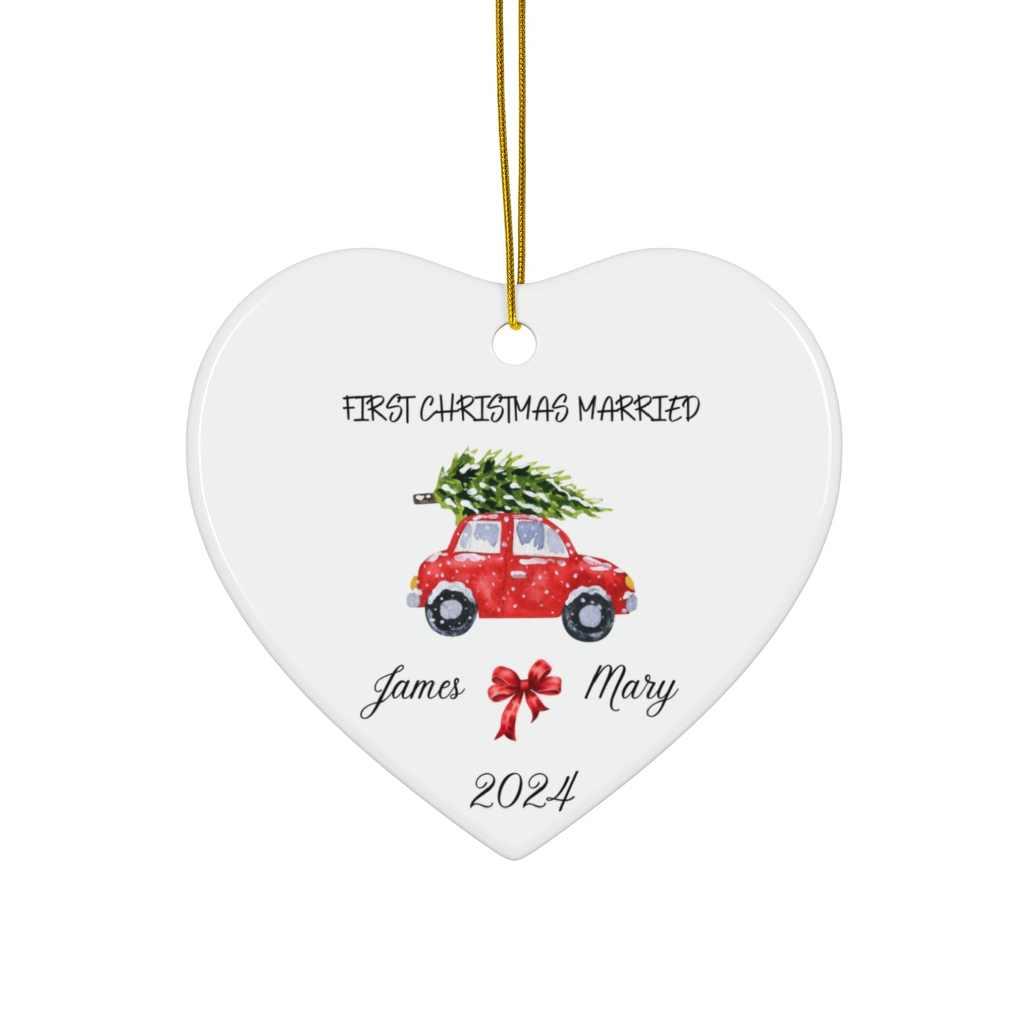 First Christmas Married Ornament