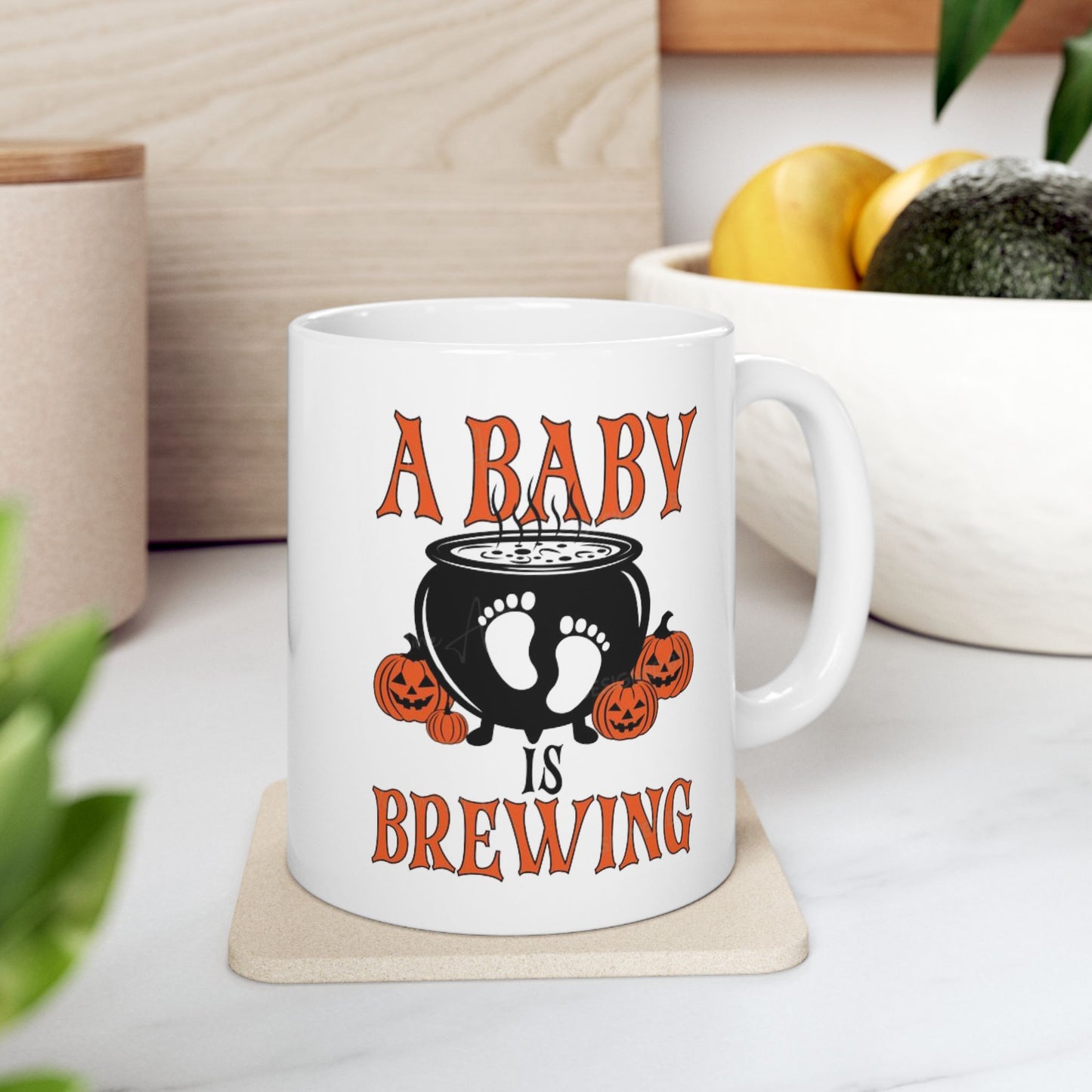 A Baby is Brewing Mugs