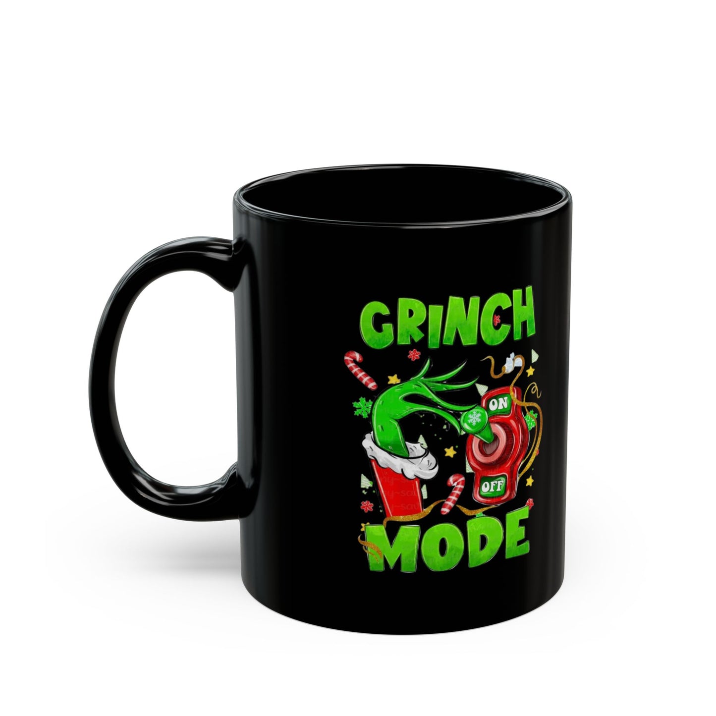 Grinch Mode On Christmas Mugs