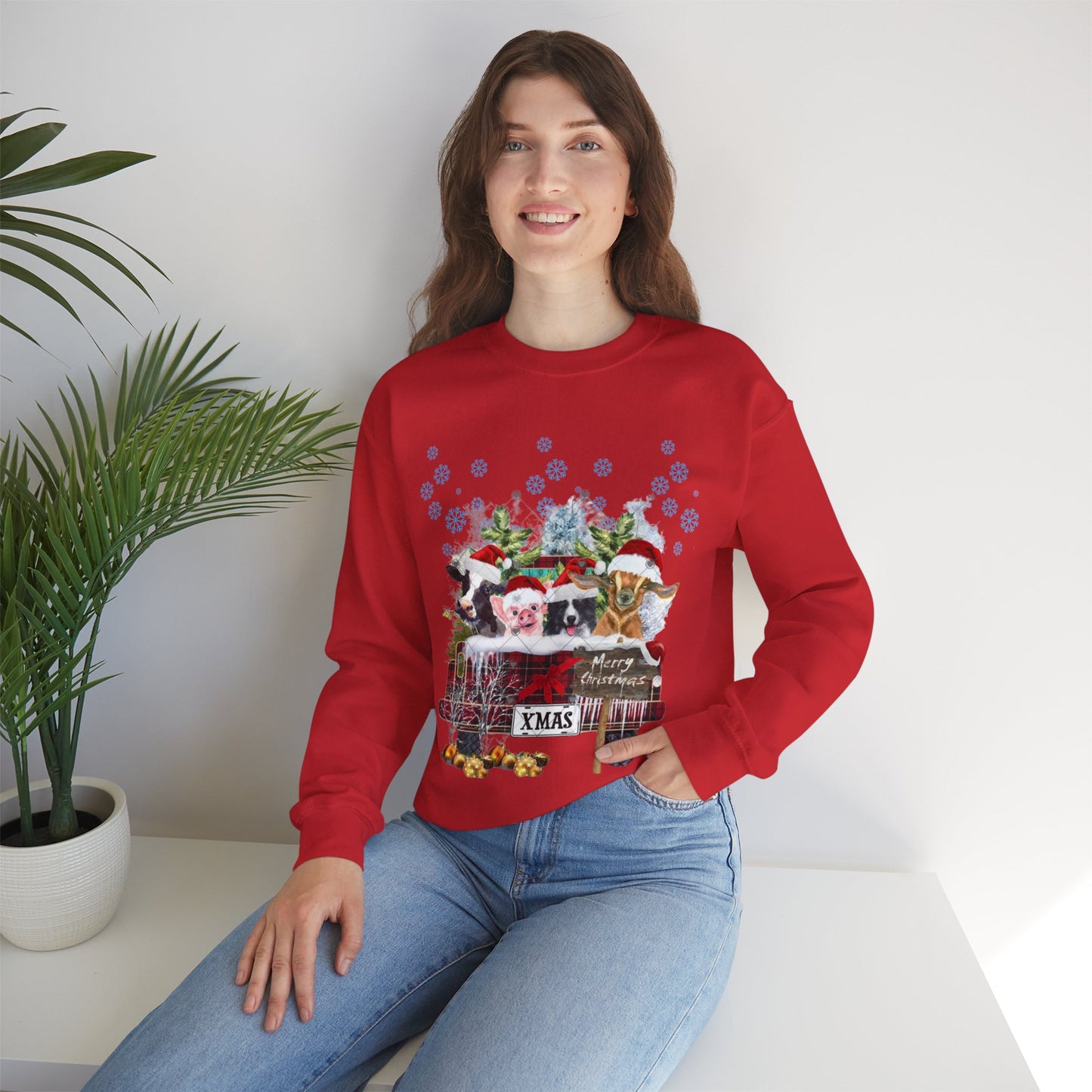 Funny Christmas Animals Sweatshirt