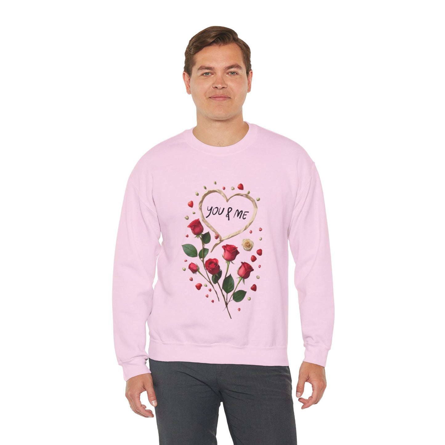 You And Me Love Sweatshirt, Romantic Couples Love Gift