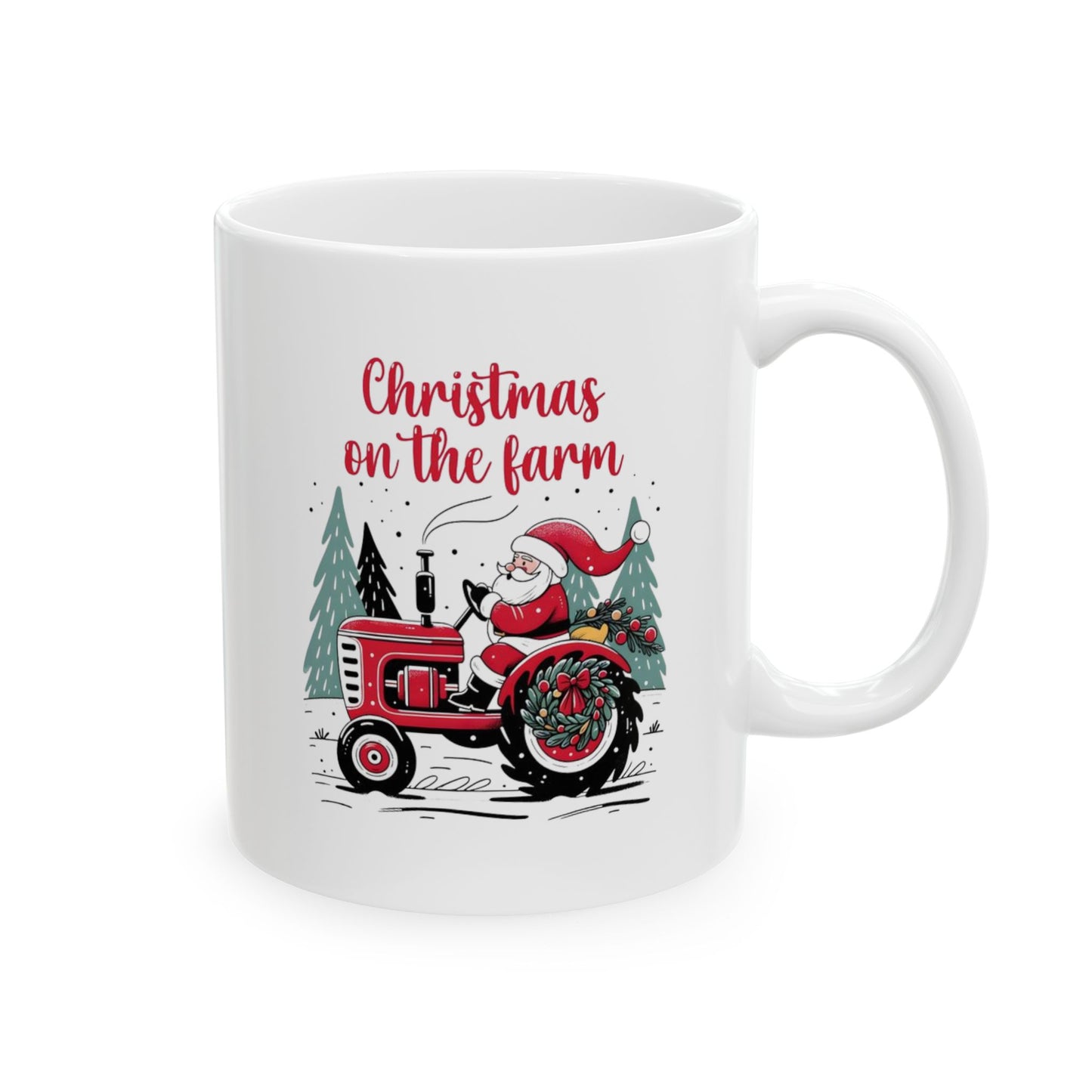 Christmas On The Farm Mugs