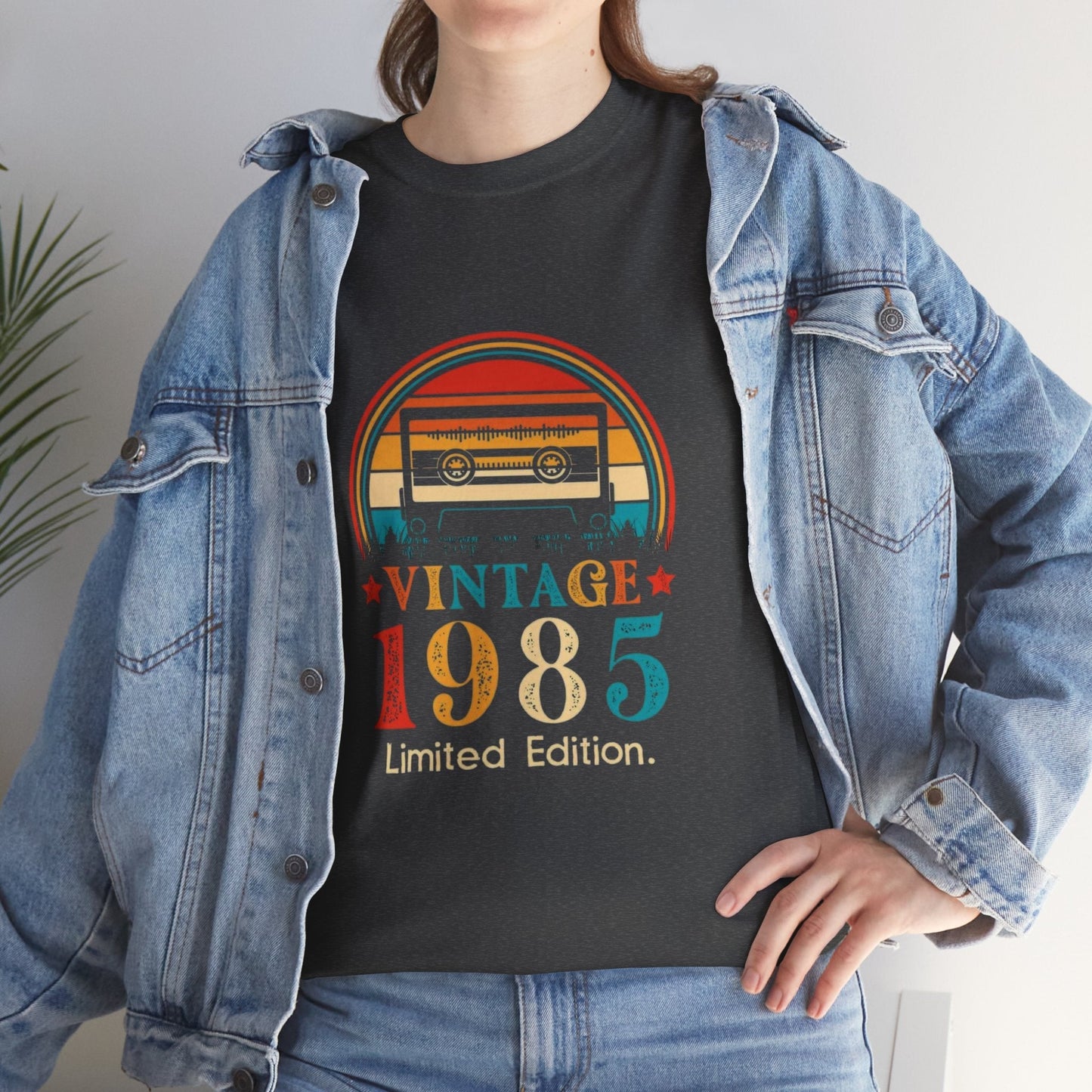 Vintage 1985 Limited Edition Tee Unisex Heavy Cotton Tee