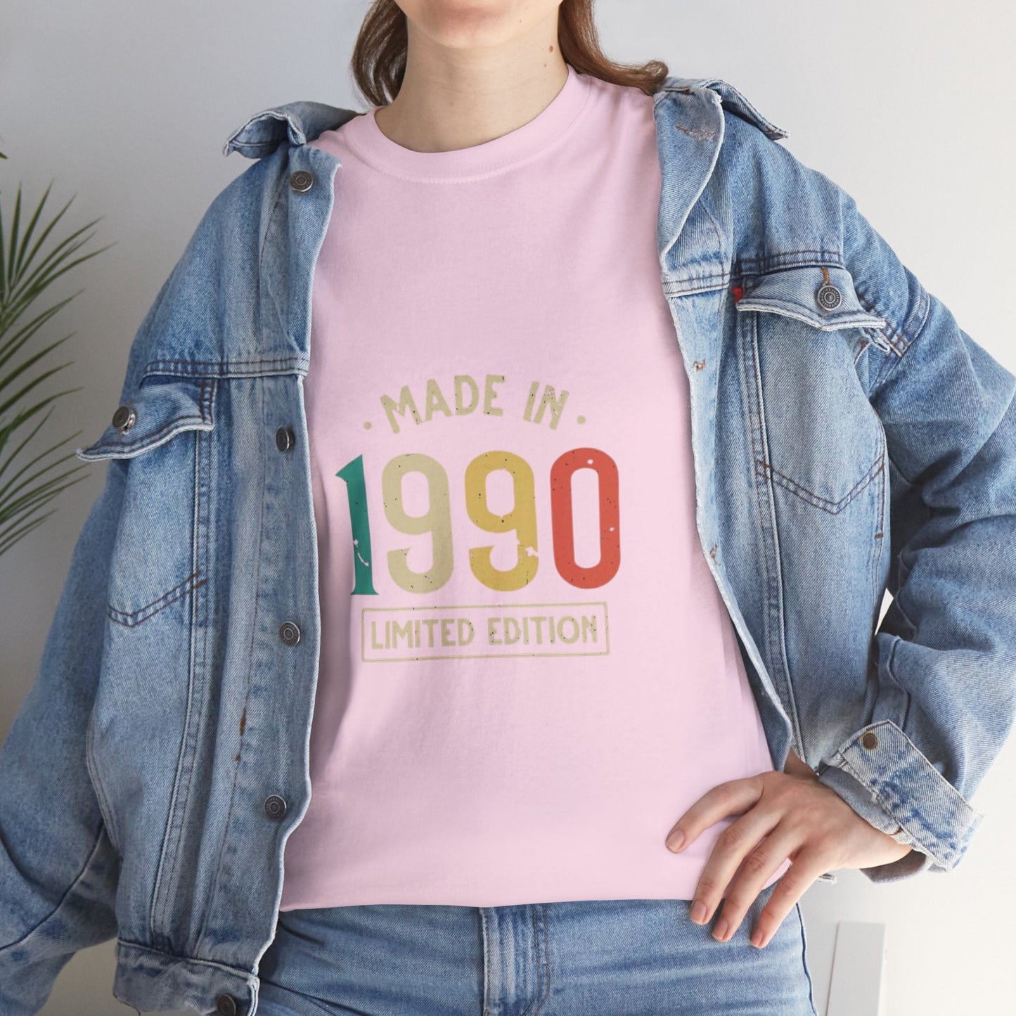 1990 Limited Edition Tee Unisex Heavy Cotton  - Retro Vintage Style