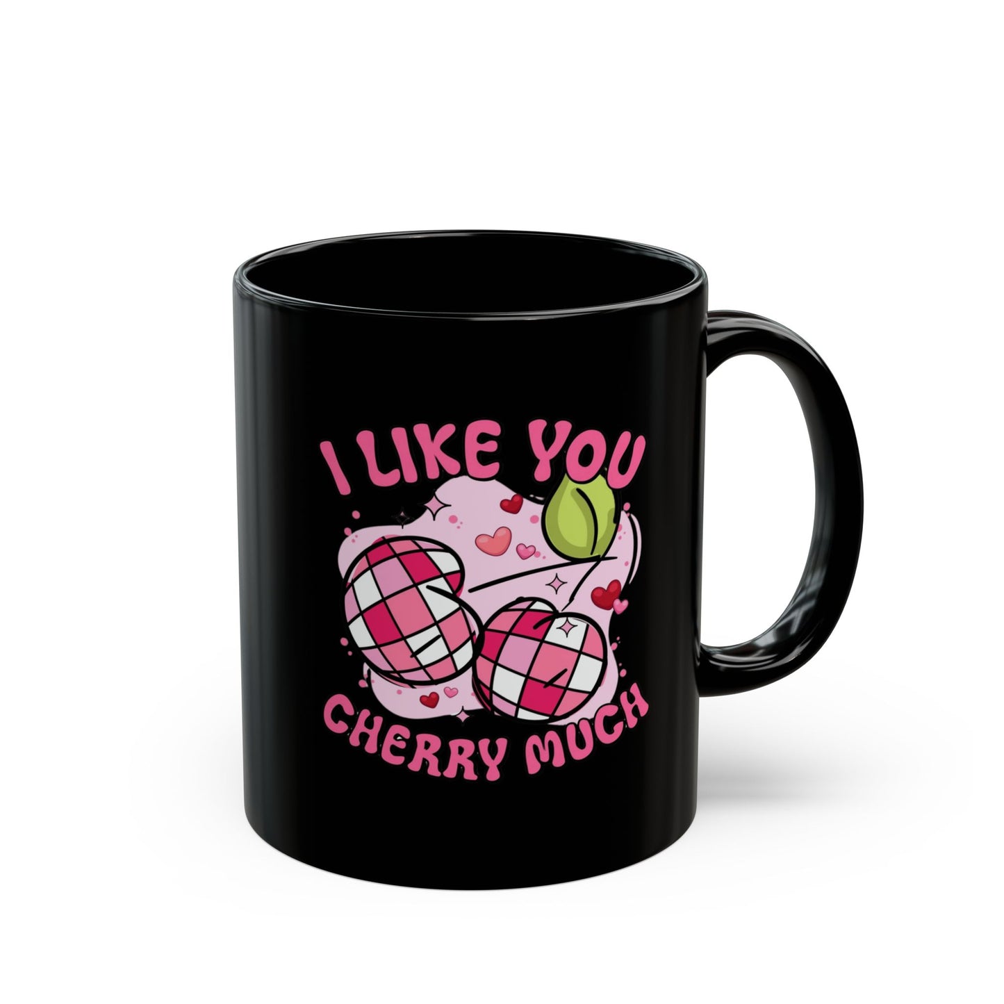 I Like You Cherry Much Mugs, Valentines Day Cherry Gift