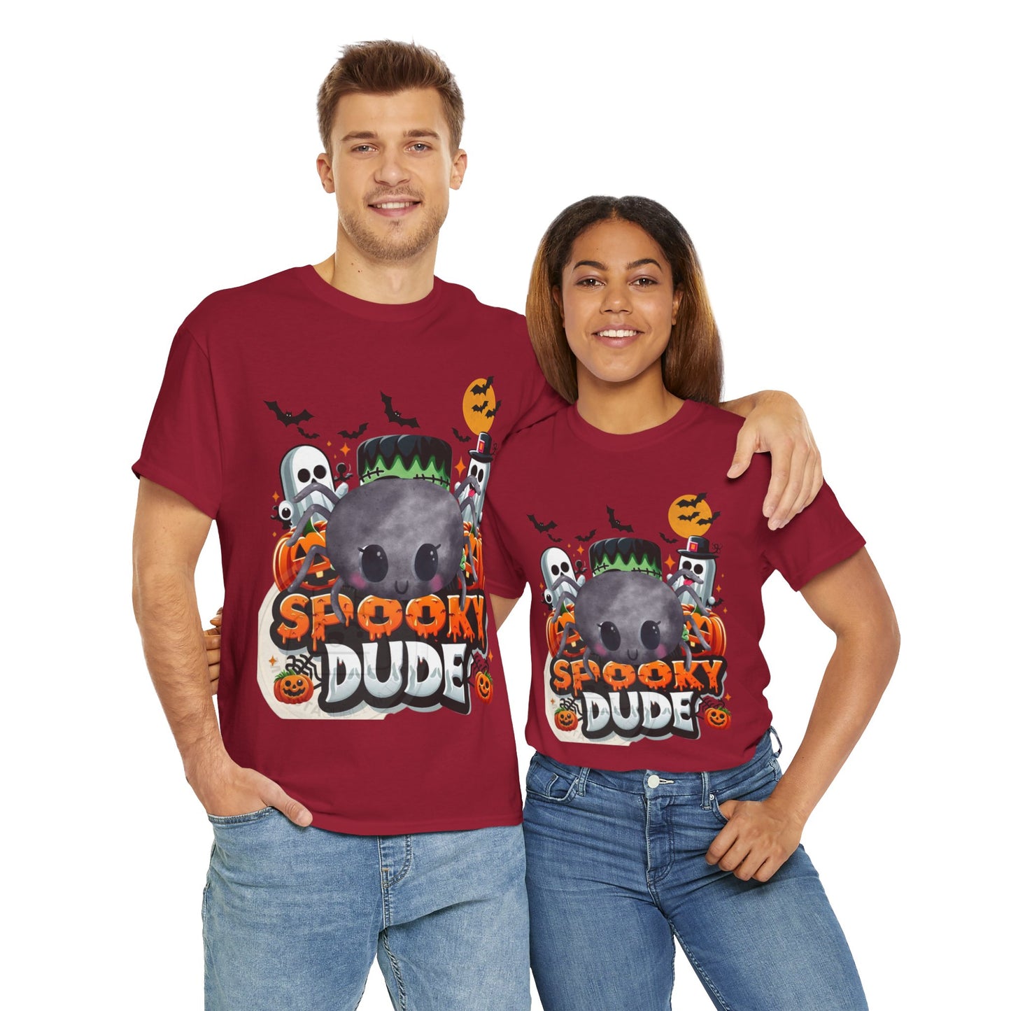 Spooky Dude Shirt, Vintage Halloween Clothing, Trick Or Treat Apparel, Pumpkin Shirt, Spooky Vibes Tee, Cute Halloween Costume, Funny Shirt Gift