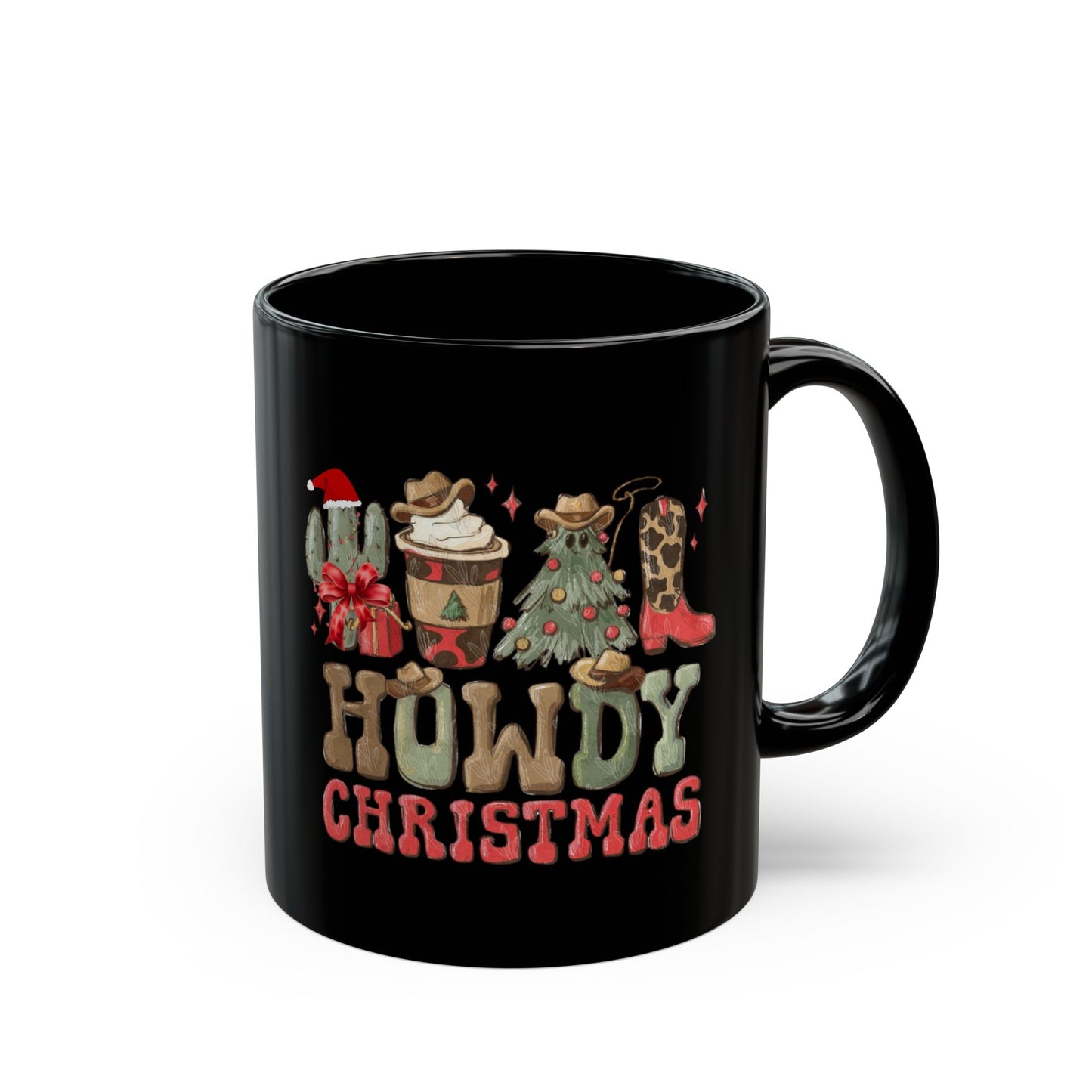 Howdy Christmas Mugs