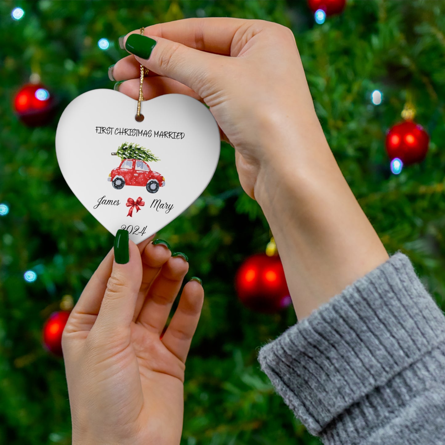 First Christmas Married Ornament