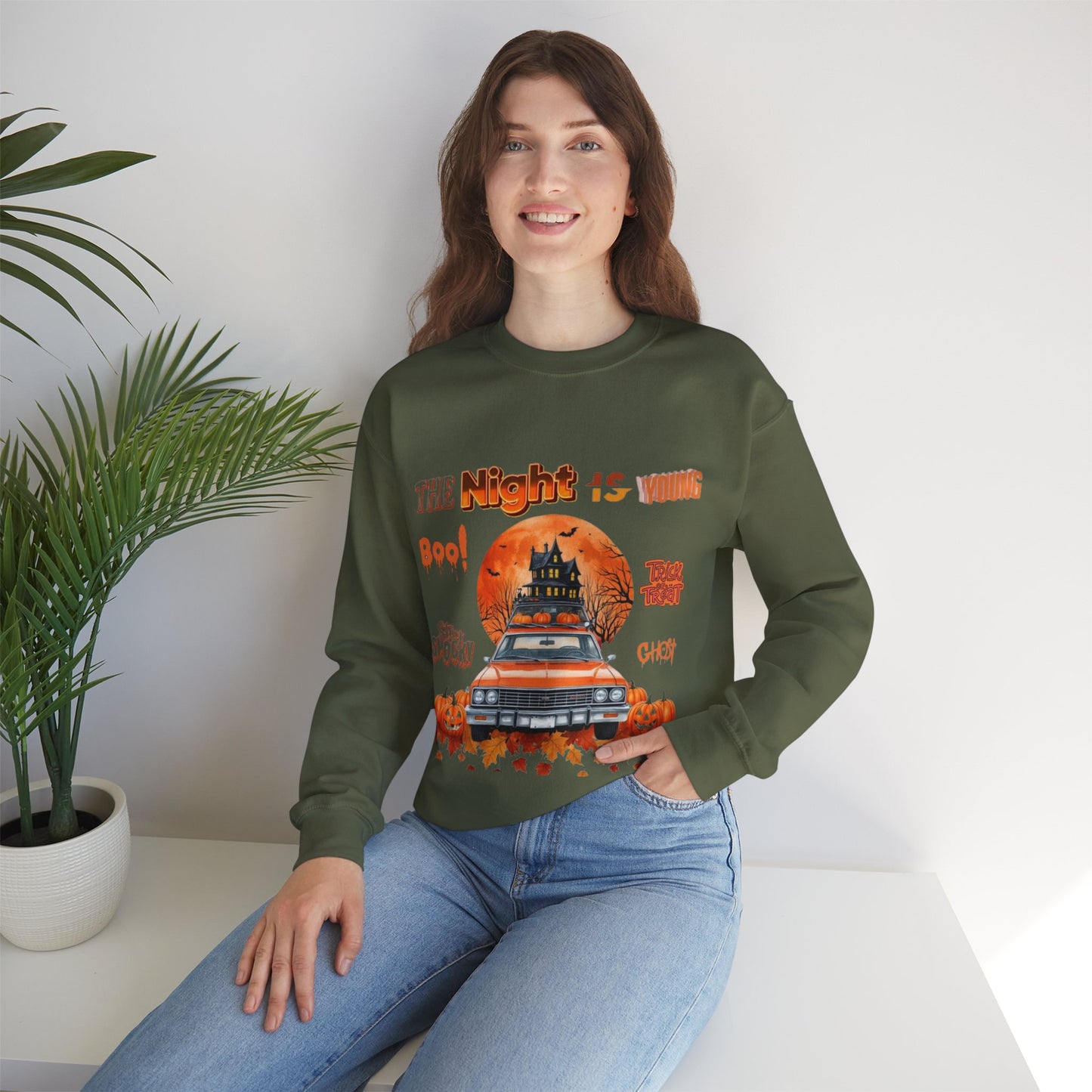 Halloweentown Sweatshirt, Retro Halloween Gift, Fall Sweatshirt, Pumpkin Shirt, Halloween Crewneck, Spooky Season, Vintage Halloween Hoodie