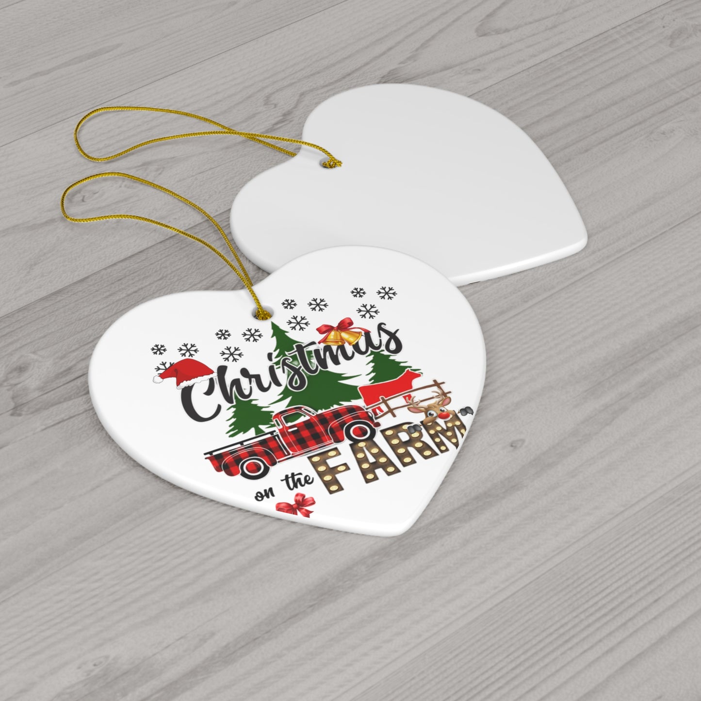 Christmas on the Farm Ornament