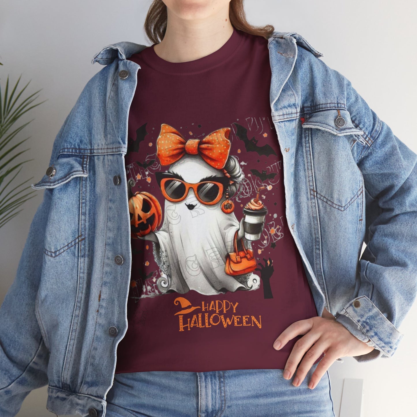 Halloween Girl Shirt, Girl Ghost Shirt