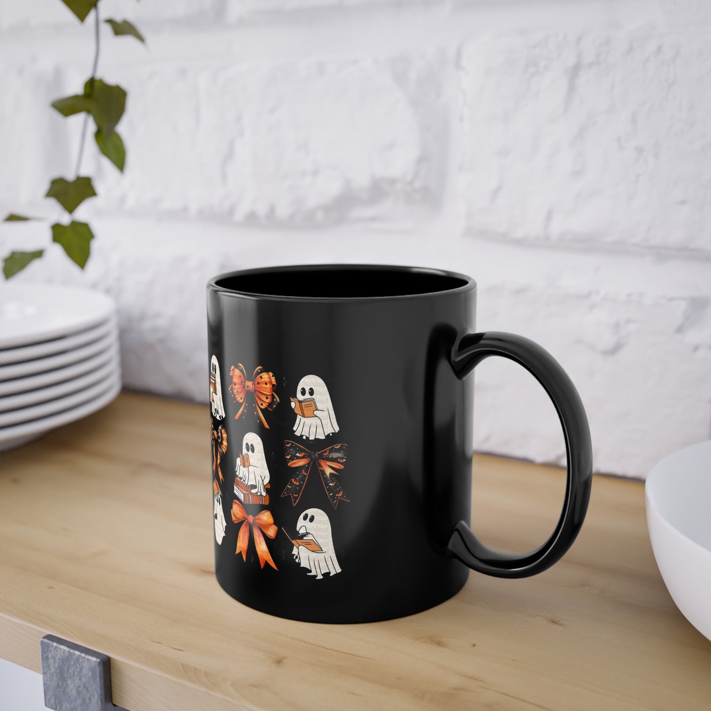 Book Ghost Halloween Mugs