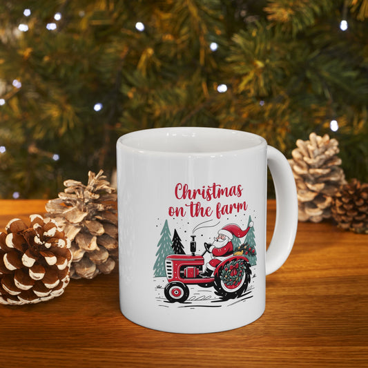 Christmas On The Farm Mugs