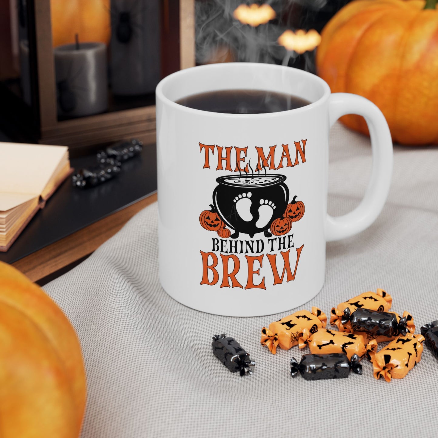 The Man Behind the Brew, Pregnancy Mugs Gift, The Man Behind The Bump, Funny Mugs, Mens Dad Mugs Baby, Gifts for Dad Pregnant, Mugs Gift