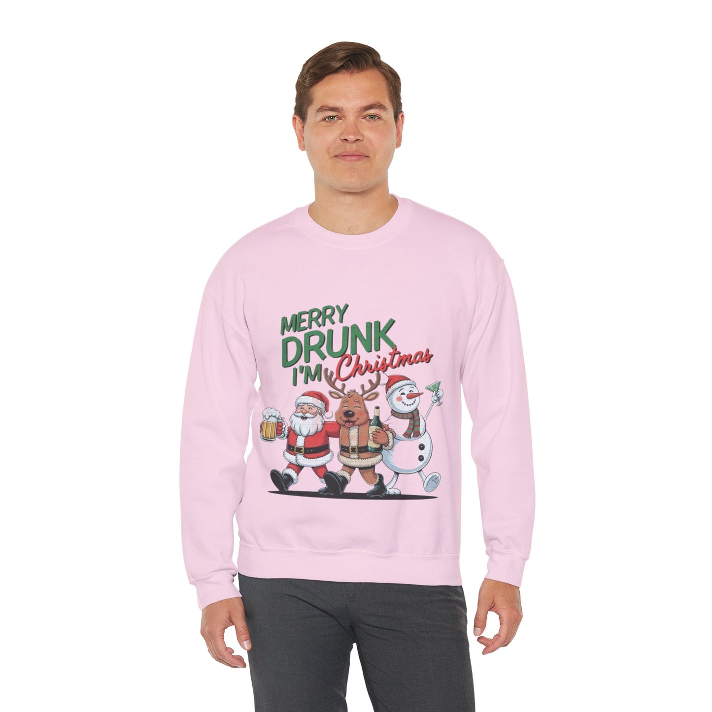 Merry Drunk I'm Christmas Sweatshirt