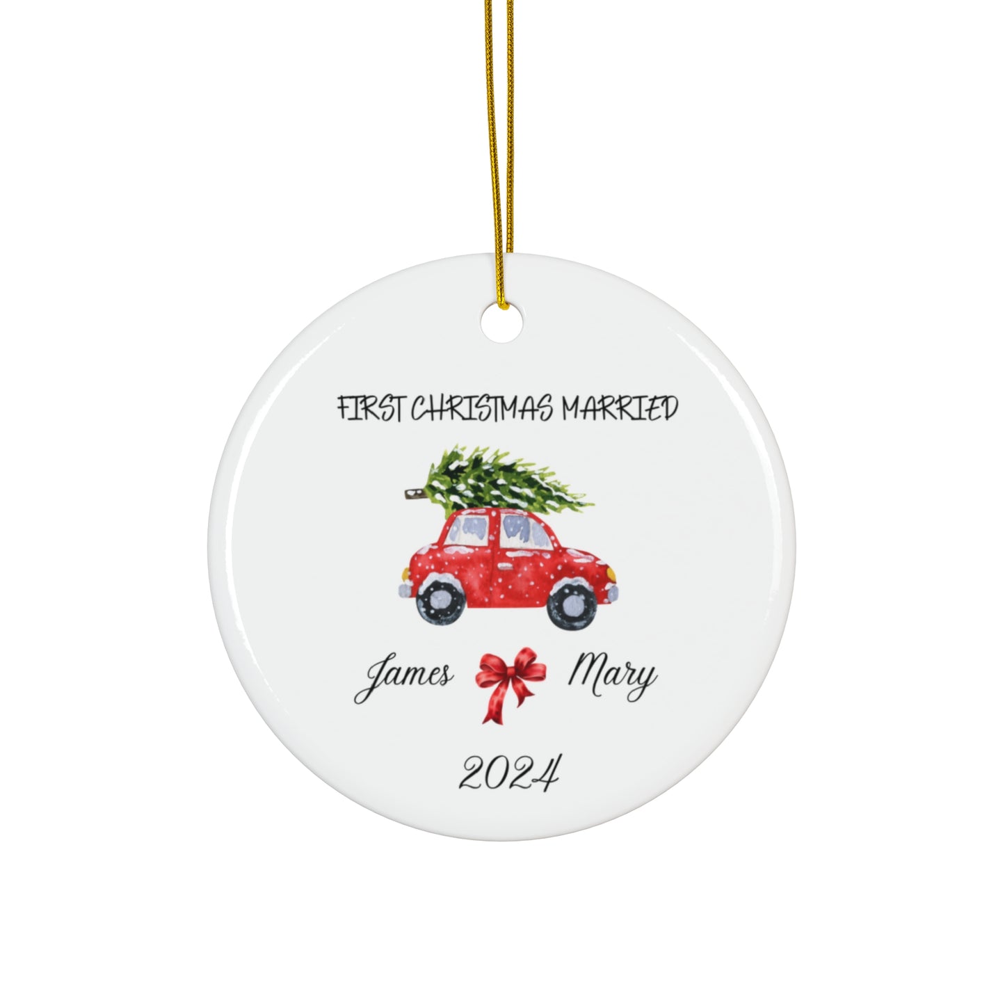 First Christmas Married Ornament