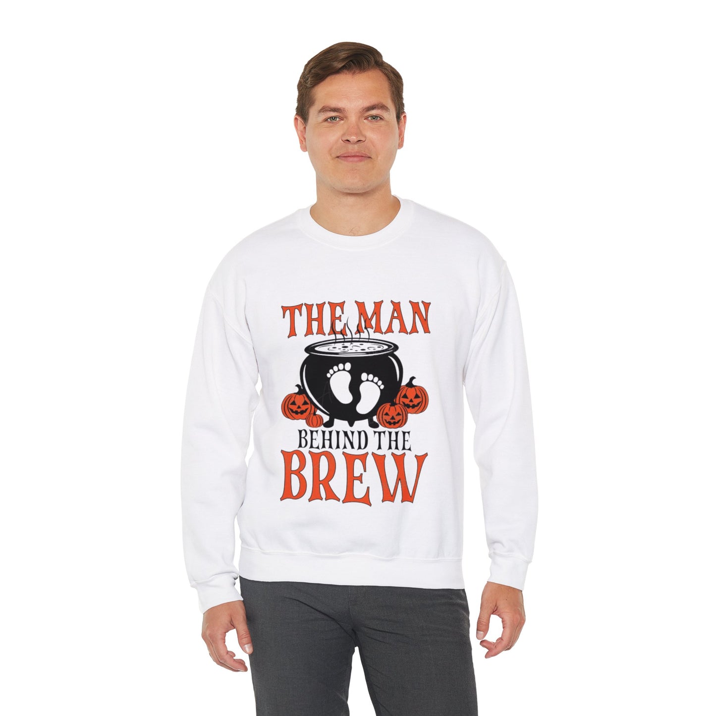 The Man Behind the Brew, Pregnancy Sweatshirt Gift, The Man Behind The Bump, Funny Sweatshirt, Mens Dad Shirt Baby, Gifts for Dad Pregnant