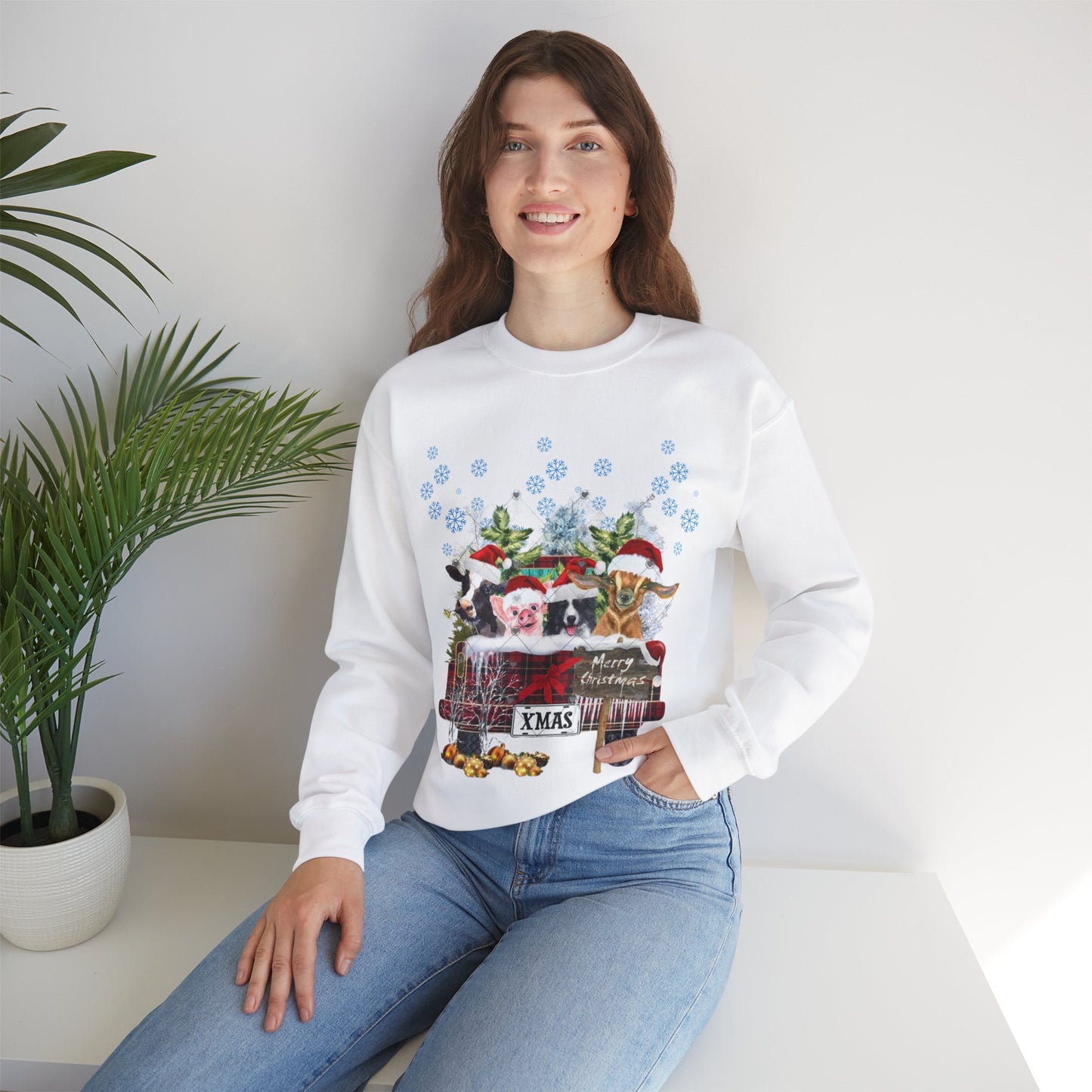 Funny Christmas Animals Sweatshirt