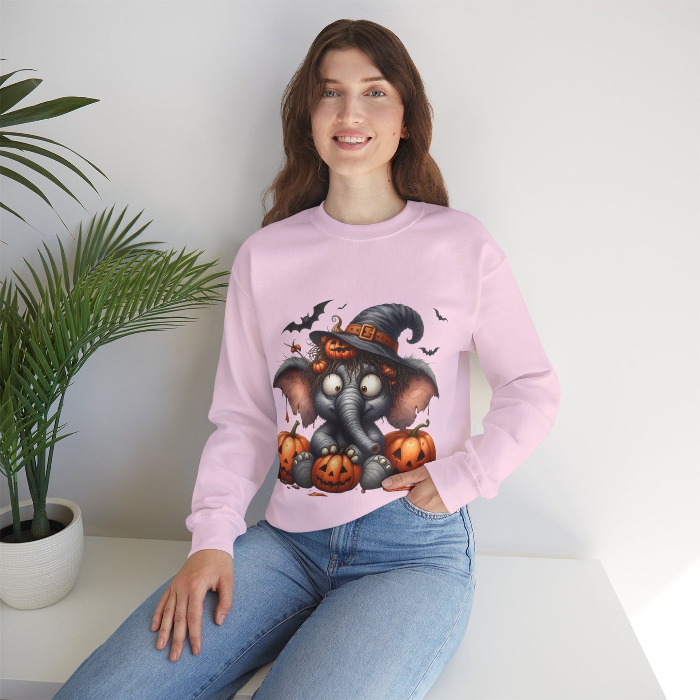 Funny Elephant Halloween Sweetshirt