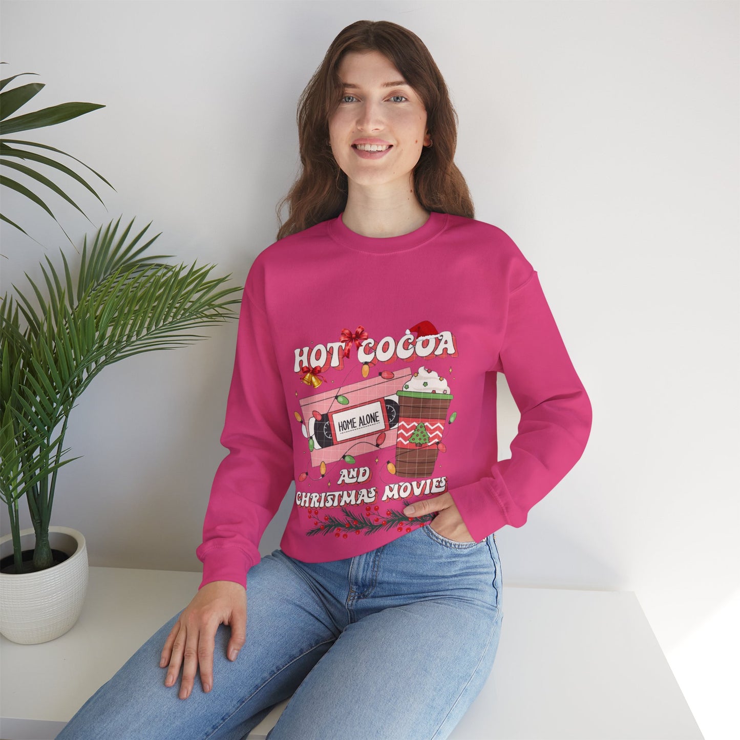 Hot Cocoa And Christmas Movies Sewatshirt