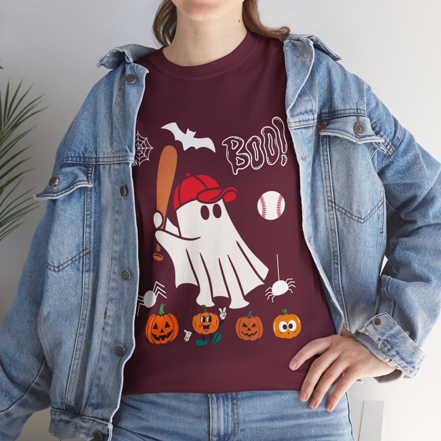 Baseball Ghost Halloween Shirt