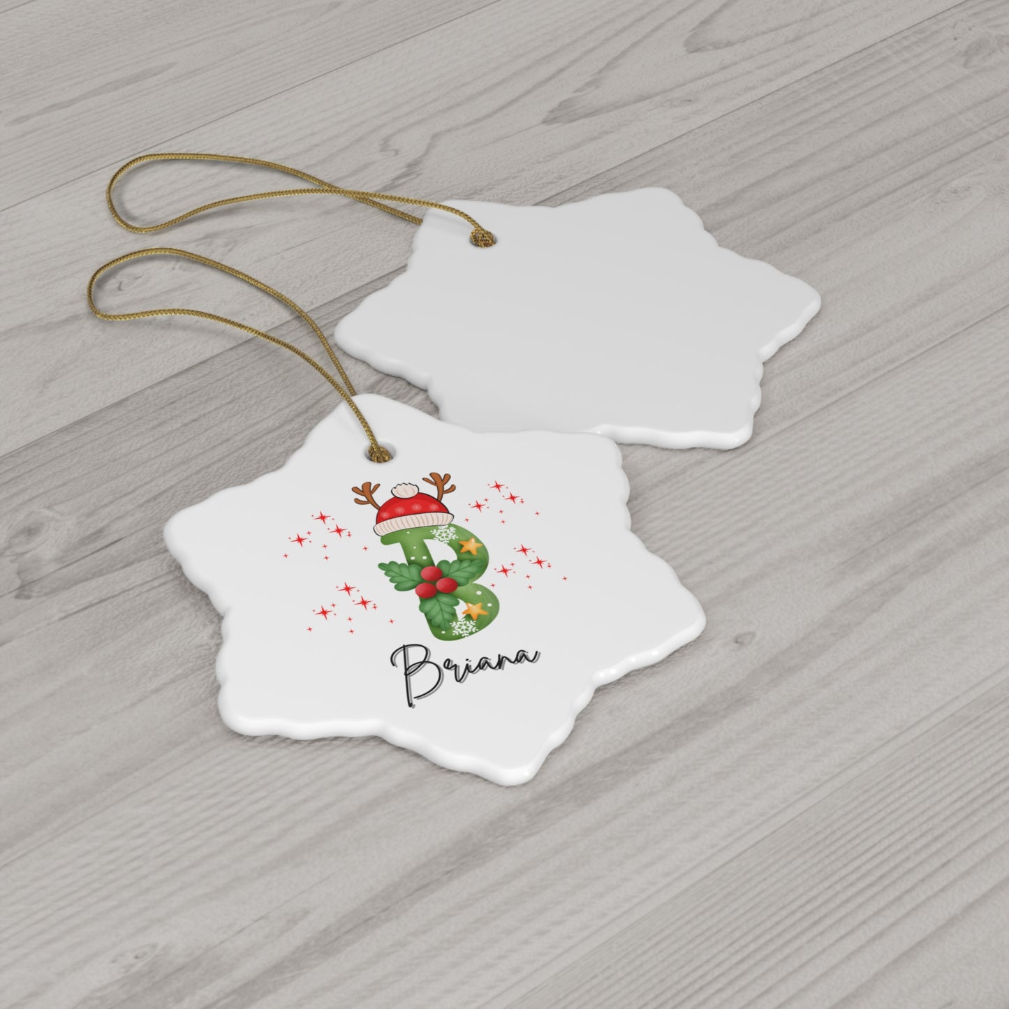 Family Christmas Name Ornament