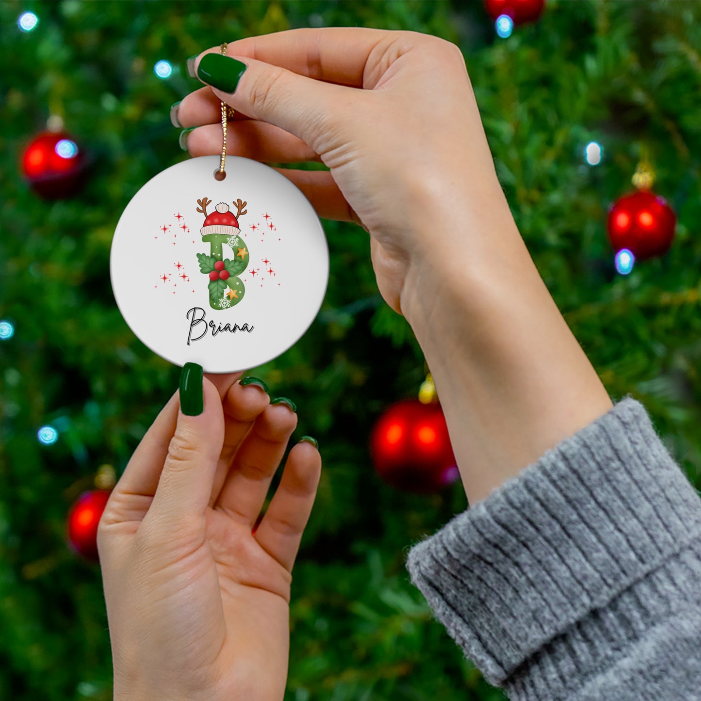 Family Christmas Name Ornament