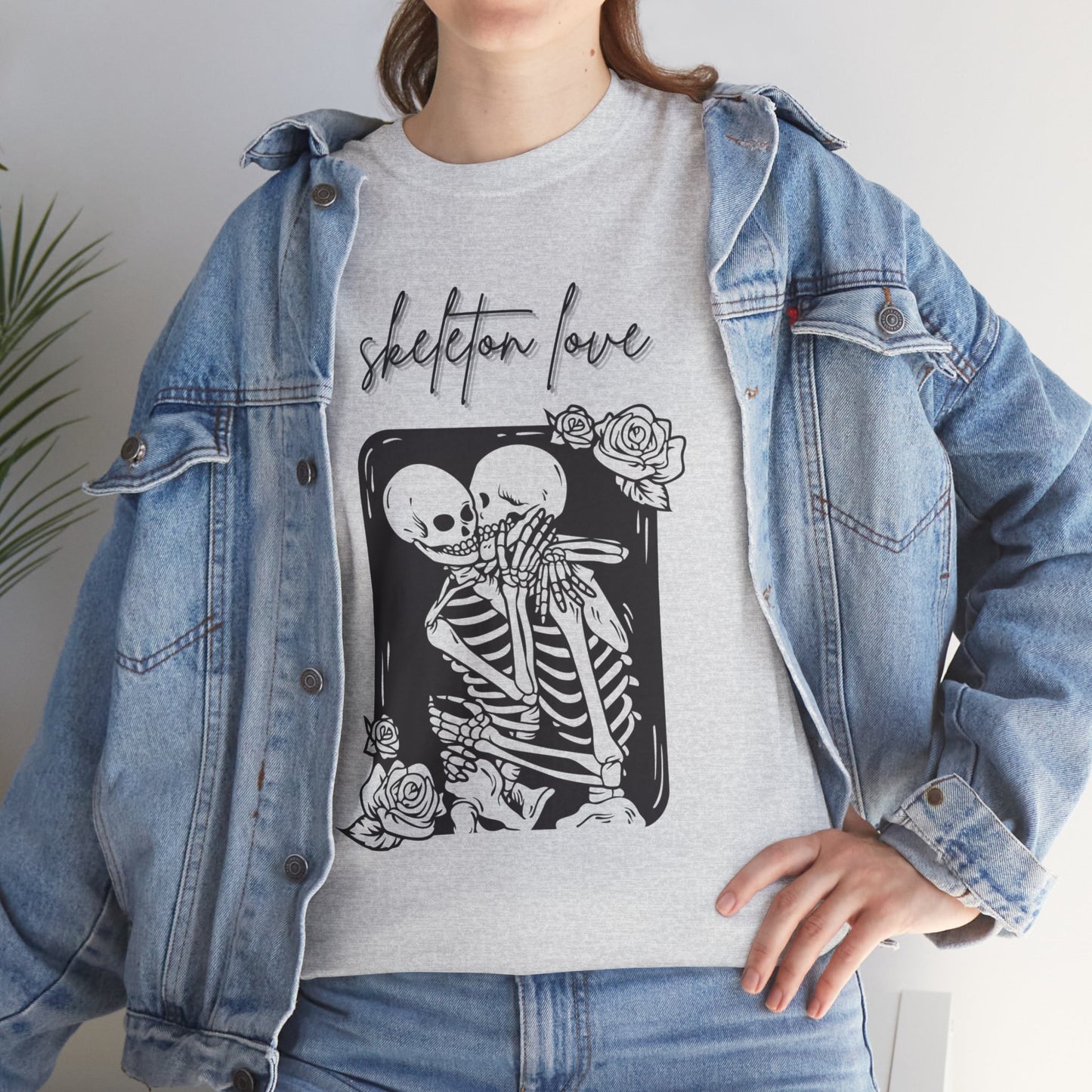 Skeleton Love Tshirt, Halloween Party Skeleton Shirt, Halloween Fall Gift, Funny Skeleton Tee, , Skeleton Funny Tshirt, Family Love Funny Tee