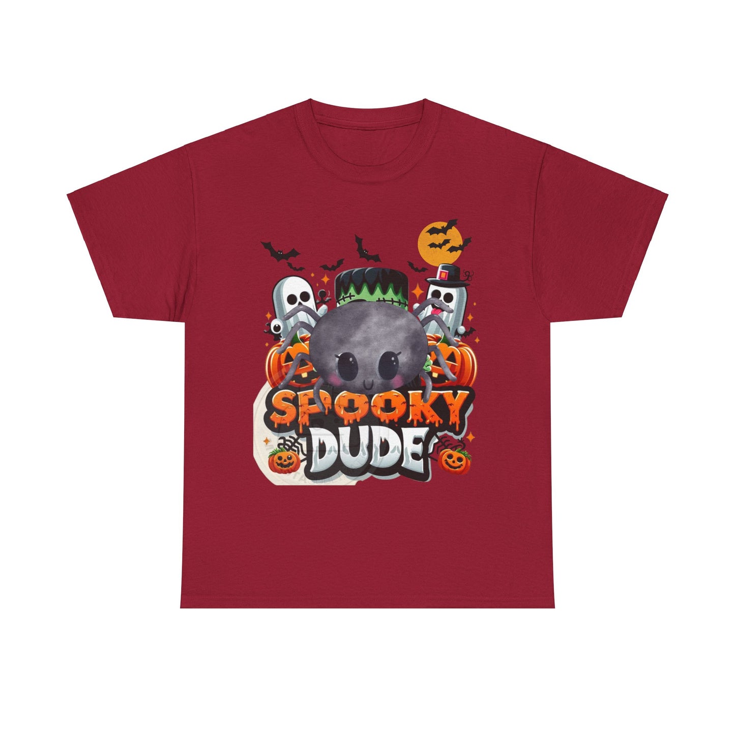 Spooky Dude Shirt, Vintage Halloween Clothing, Trick Or Treat Apparel, Pumpkin Shirt, Spooky Vibes Tee, Cute Halloween Costume, Funny Shirt Gift