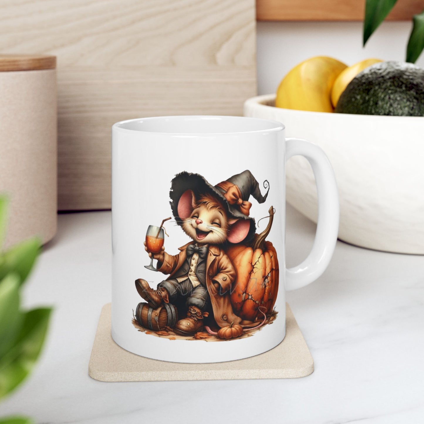 Funny Mouse Halloween Mugs