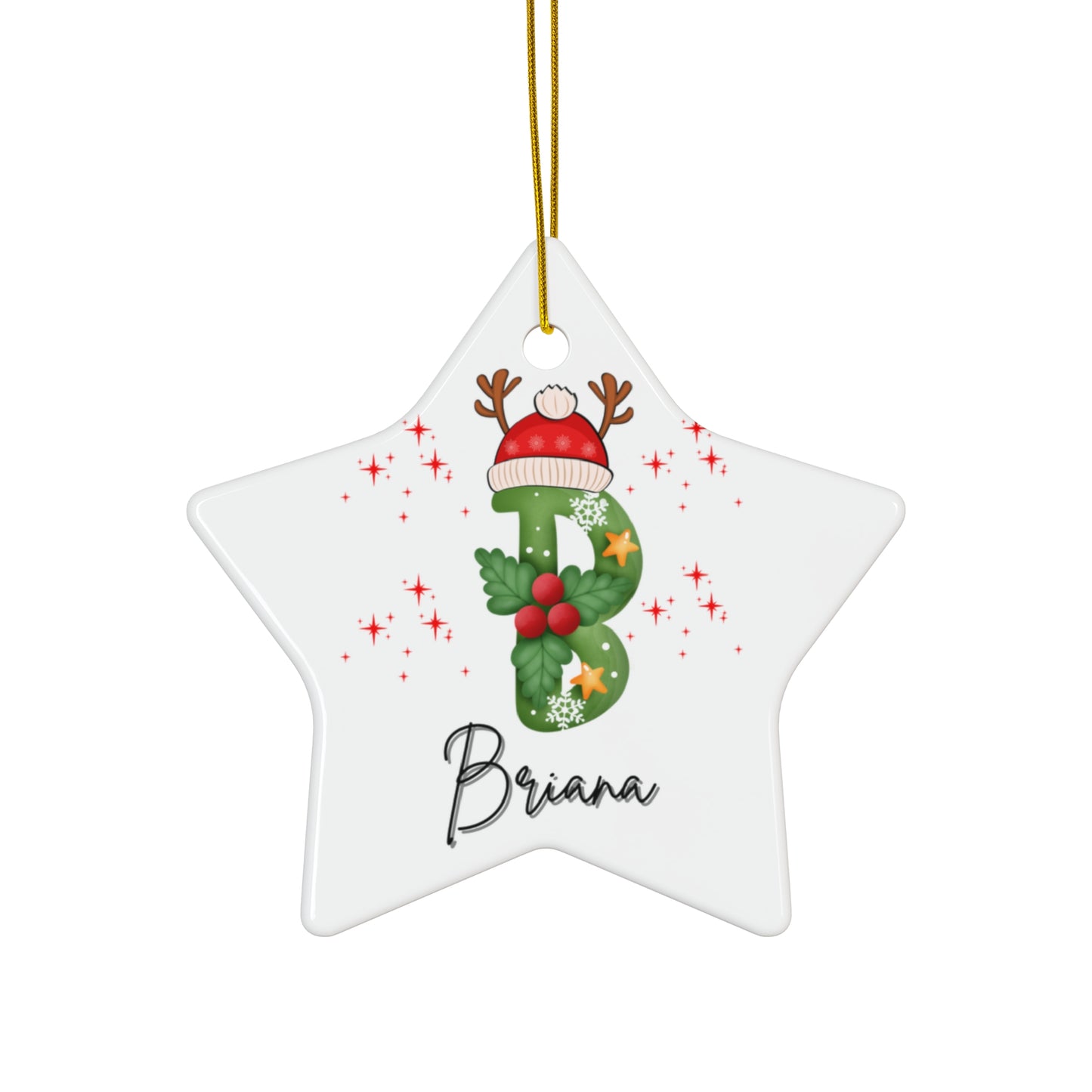 Family Christmas Name Ornament