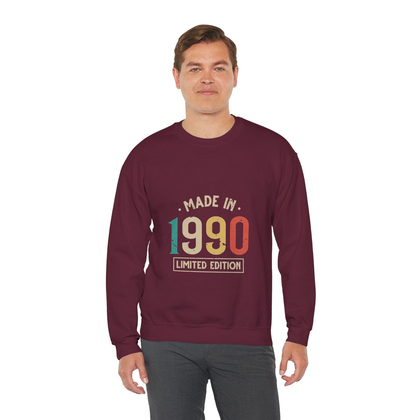 1990 Limited Edition Sweatshirt Unisex Crewneck, Retro Gift