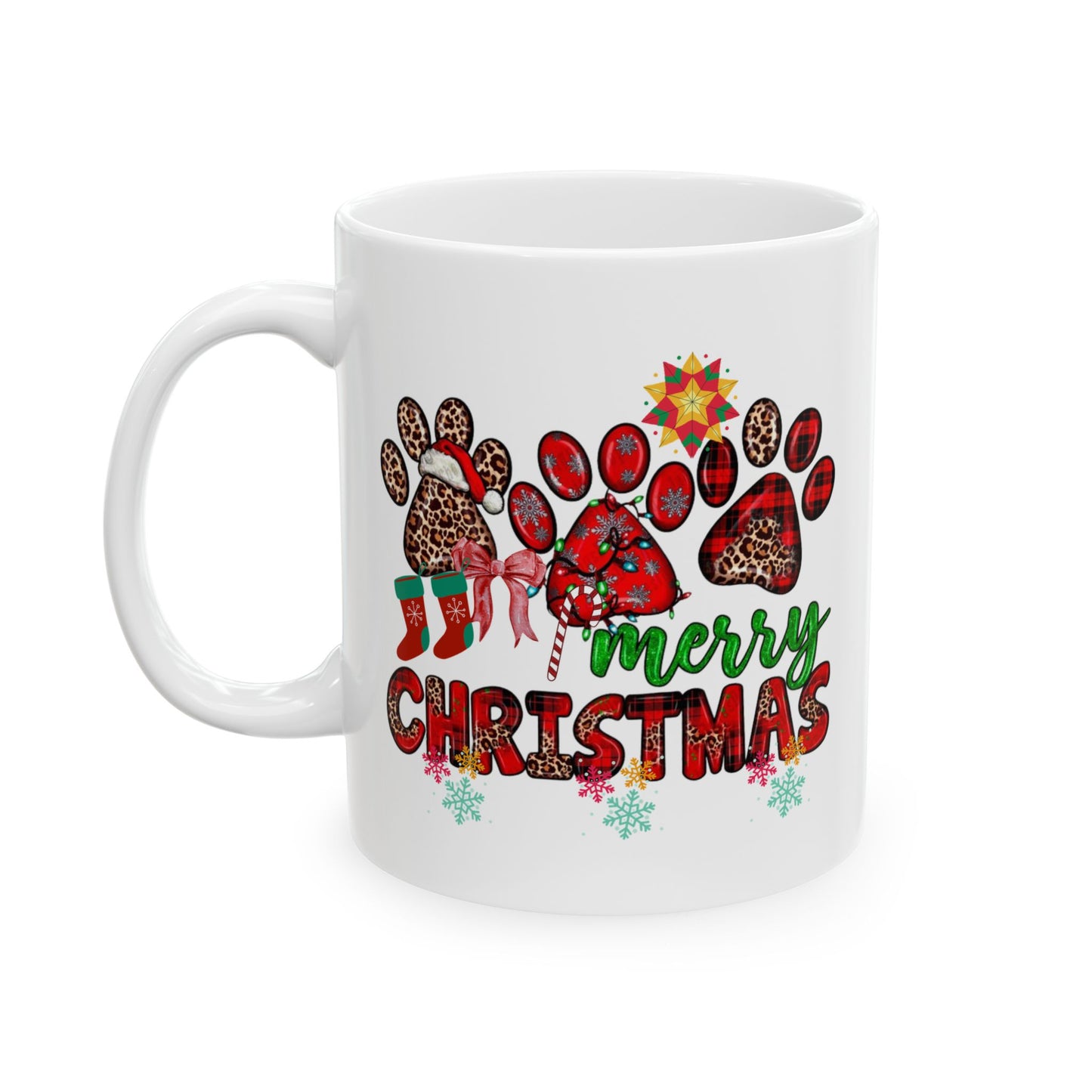 Merry Christmas Dog Mugs