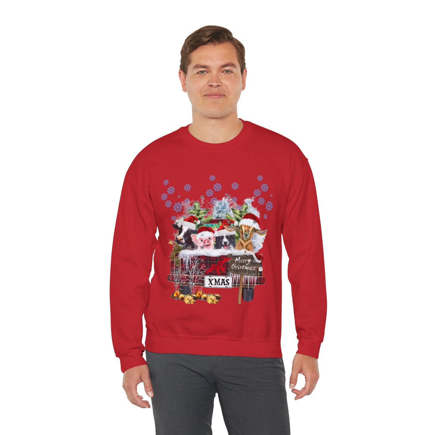 Funny Christmas Animals Sweatshirt