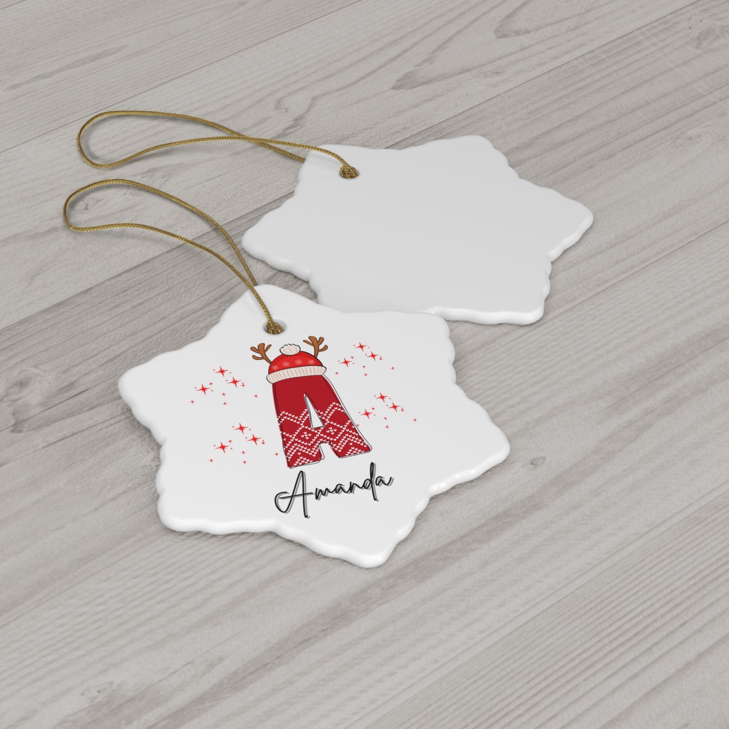 Family Christmas Name Ornament