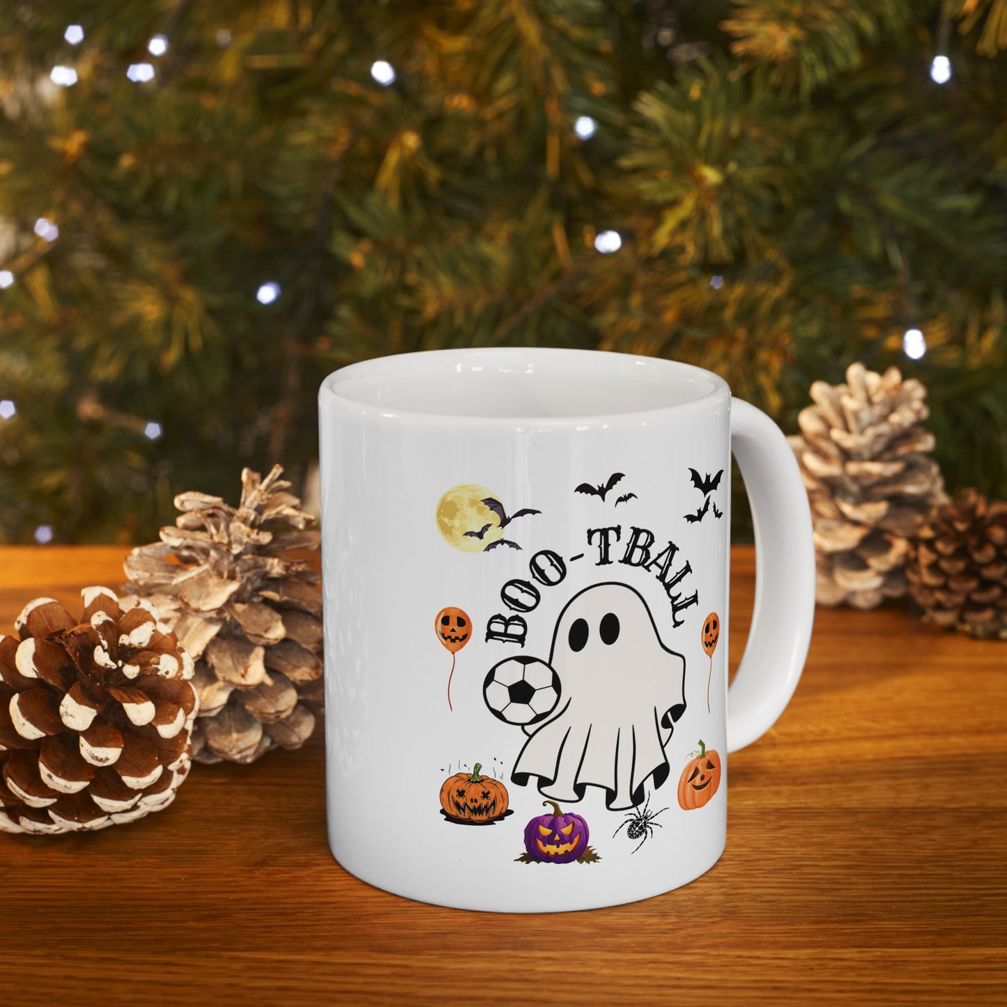 Boo-Tball Mugs, Halloween Mugs