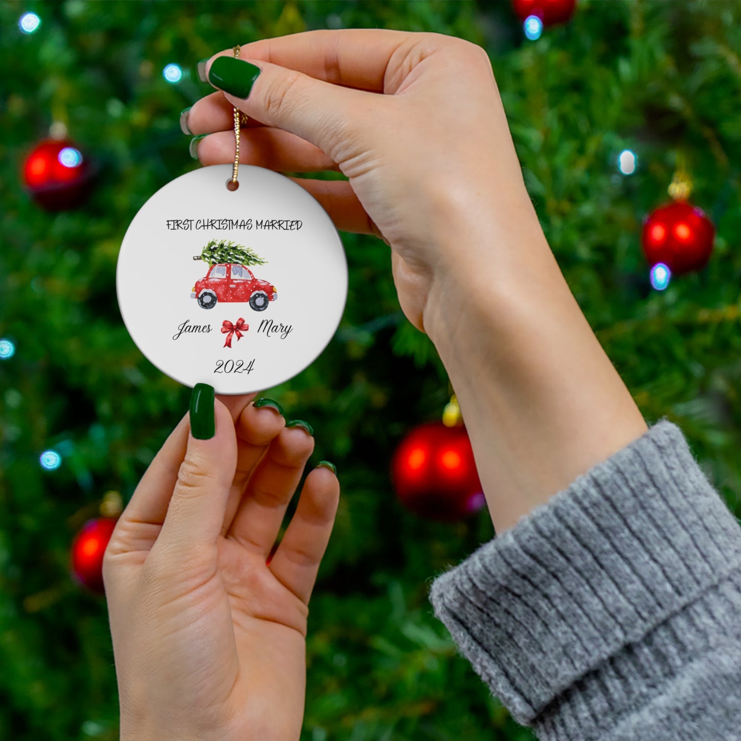 First Christmas Married Ornament